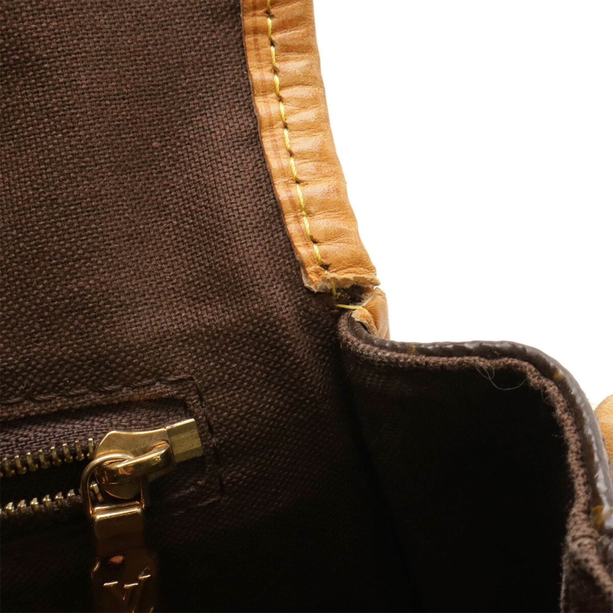 Louis Vuitton Brown Monogram Canvas Shoulder Bag (Pre-Owned)