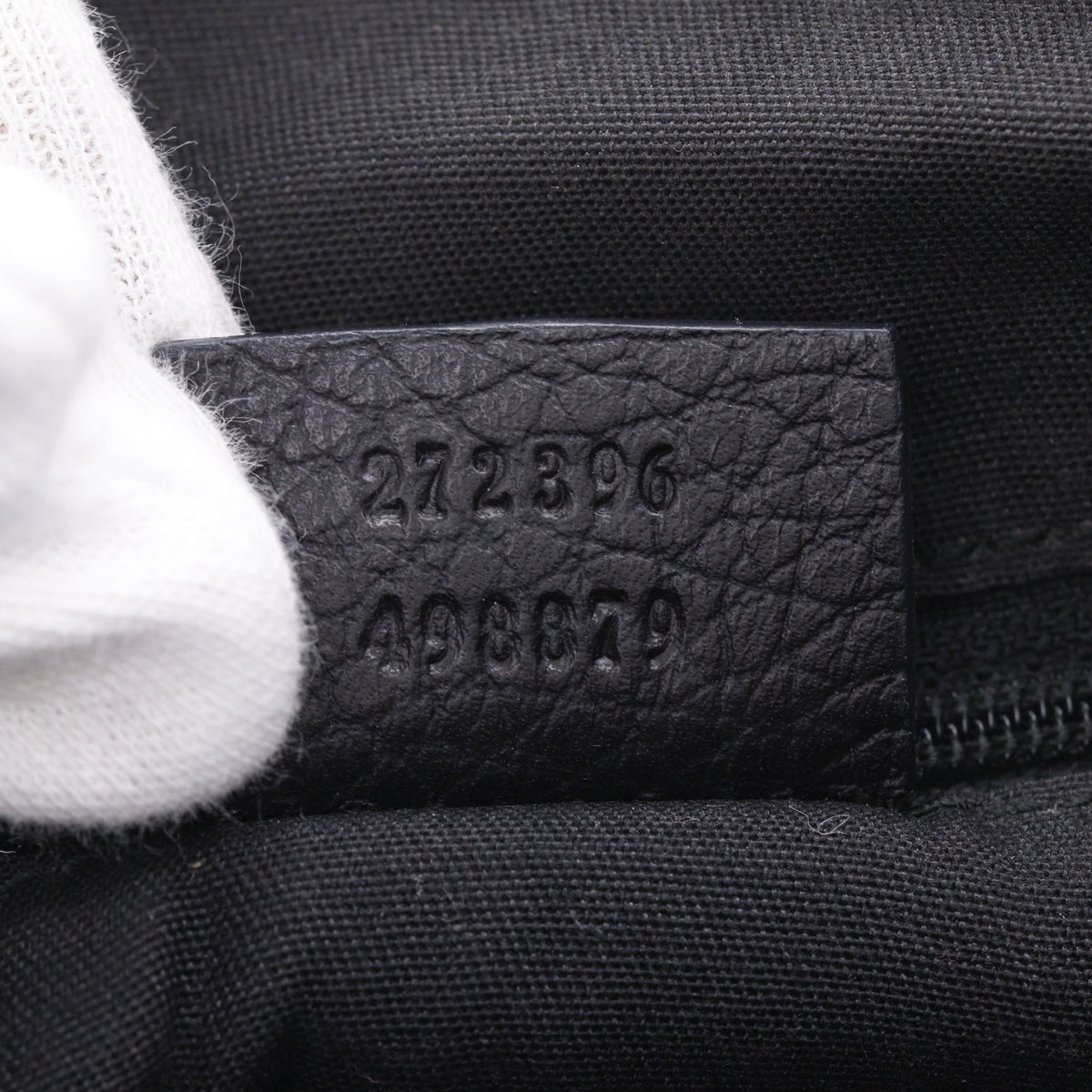 Gucci Black Gg Canvas Shoulder Bag (Pre-Owned)