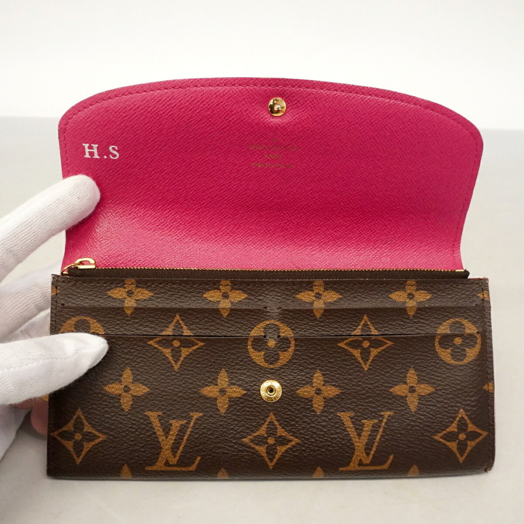 Louis Vuitton Brown Rose Ballerine Long Wallet (Bi-Fold) (Pre-Owned)
