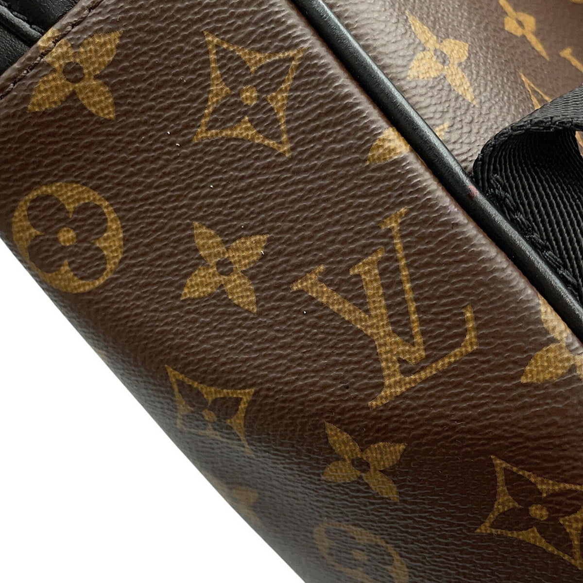 Louis Vuitton Brown Monogram Macassar Noir Monogram Backpack (Pre-Owned)