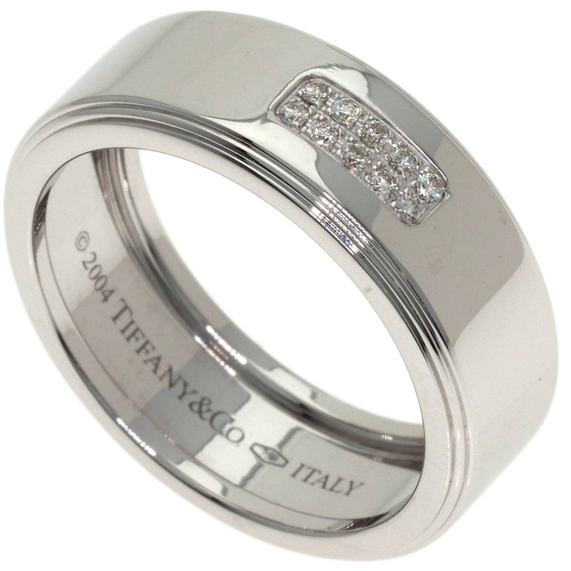 Tiffany White Gold White Gold (18K) Band Ring (Pre-Owned)