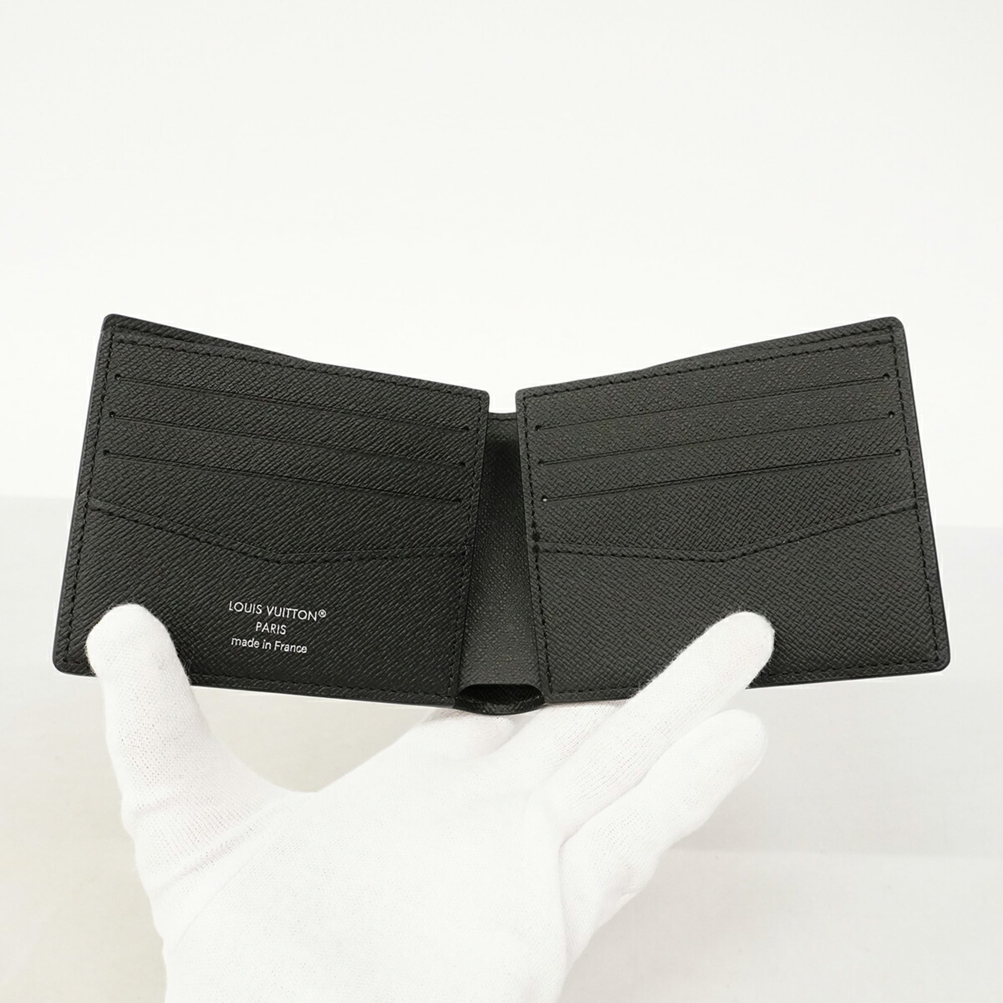 Louis Vuitton Black Gray Wallet (Bi-Fold) (Pre-Owned)