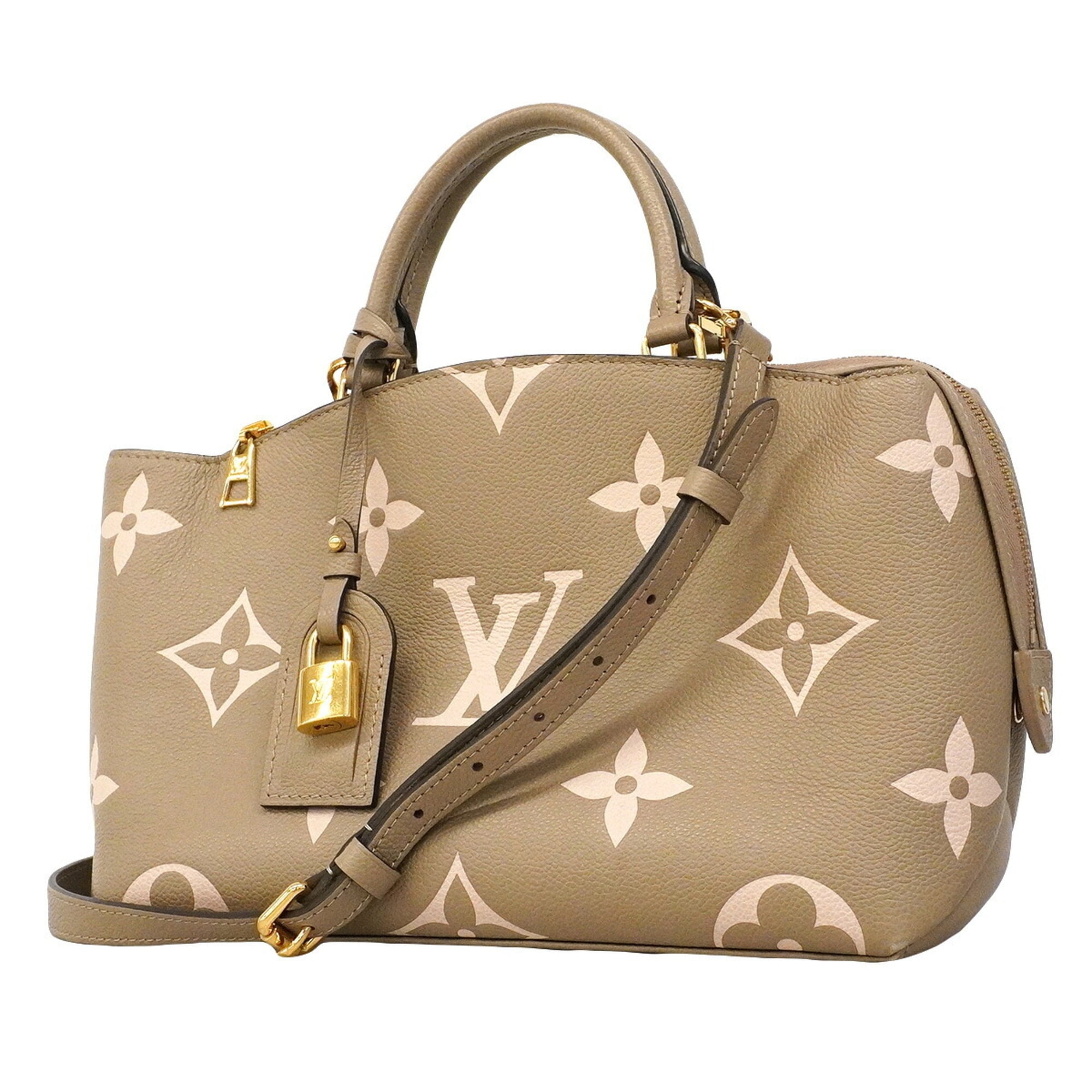Louis Vuitton Cream Tourterelle Handbag (Pre-Owned)