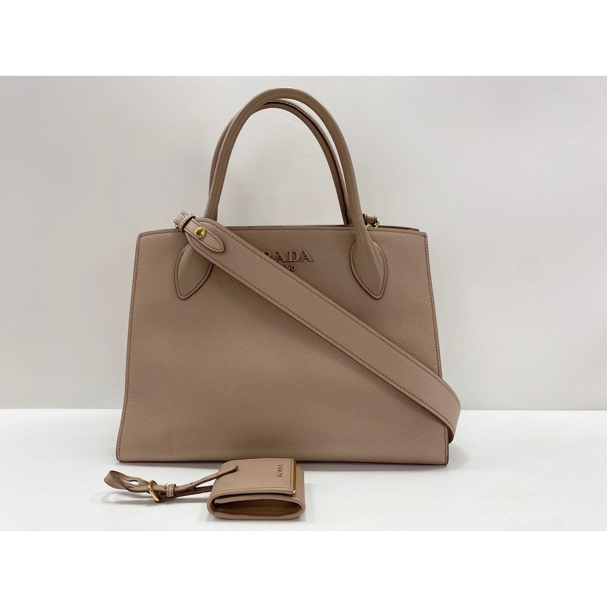 Prada Beige Handbag (Pre-Owned)