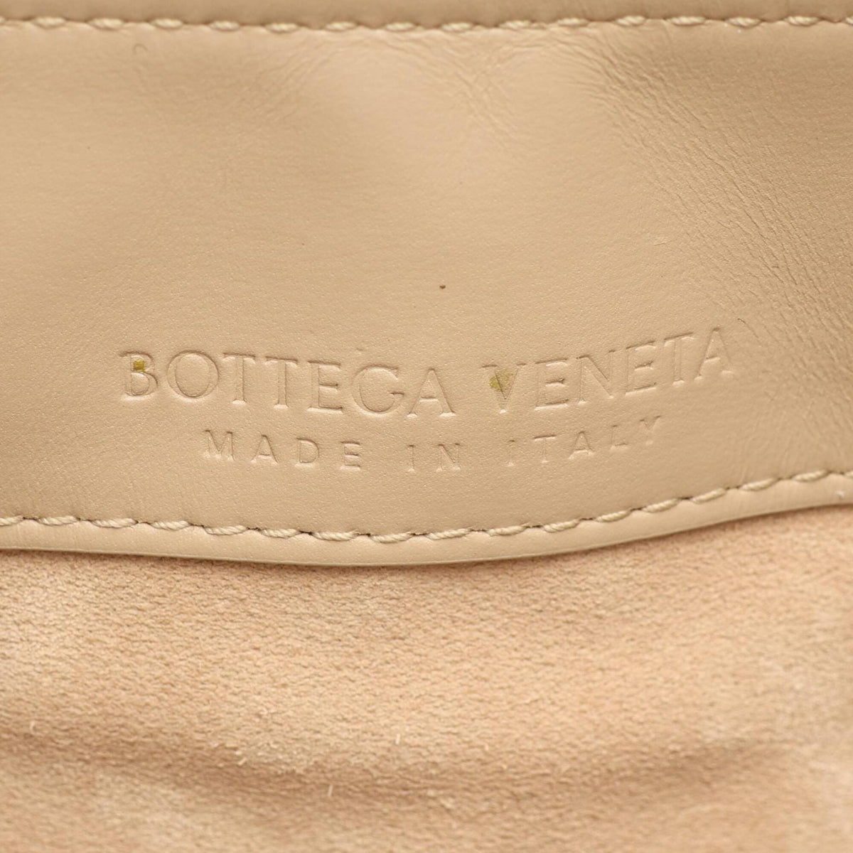 Bottega Veneta Beige Leather Handbag (Pre-Owned)