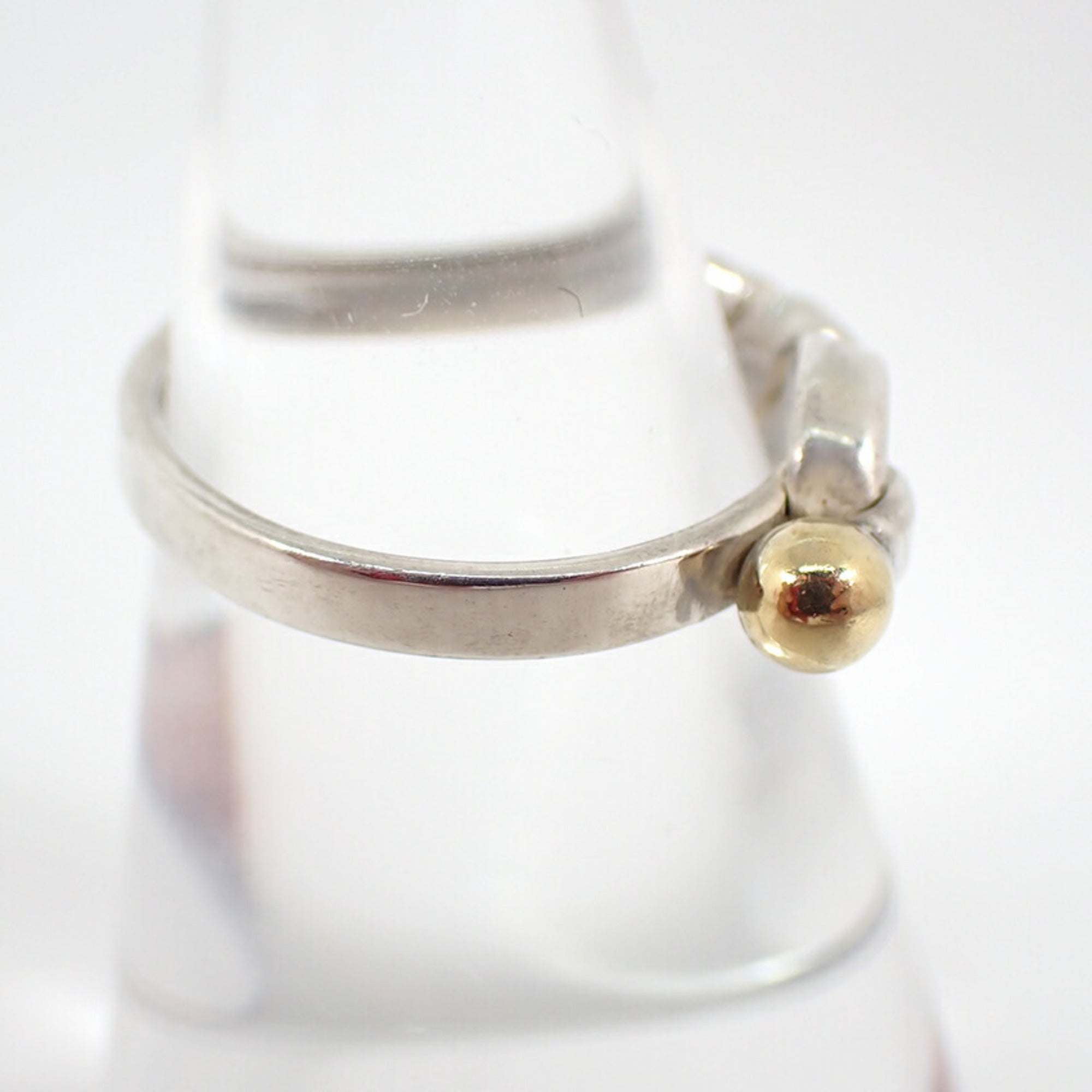 Tiffany Yellow Gold (18K) Sterling Silver 925 Band Ring (Pre-Owned)