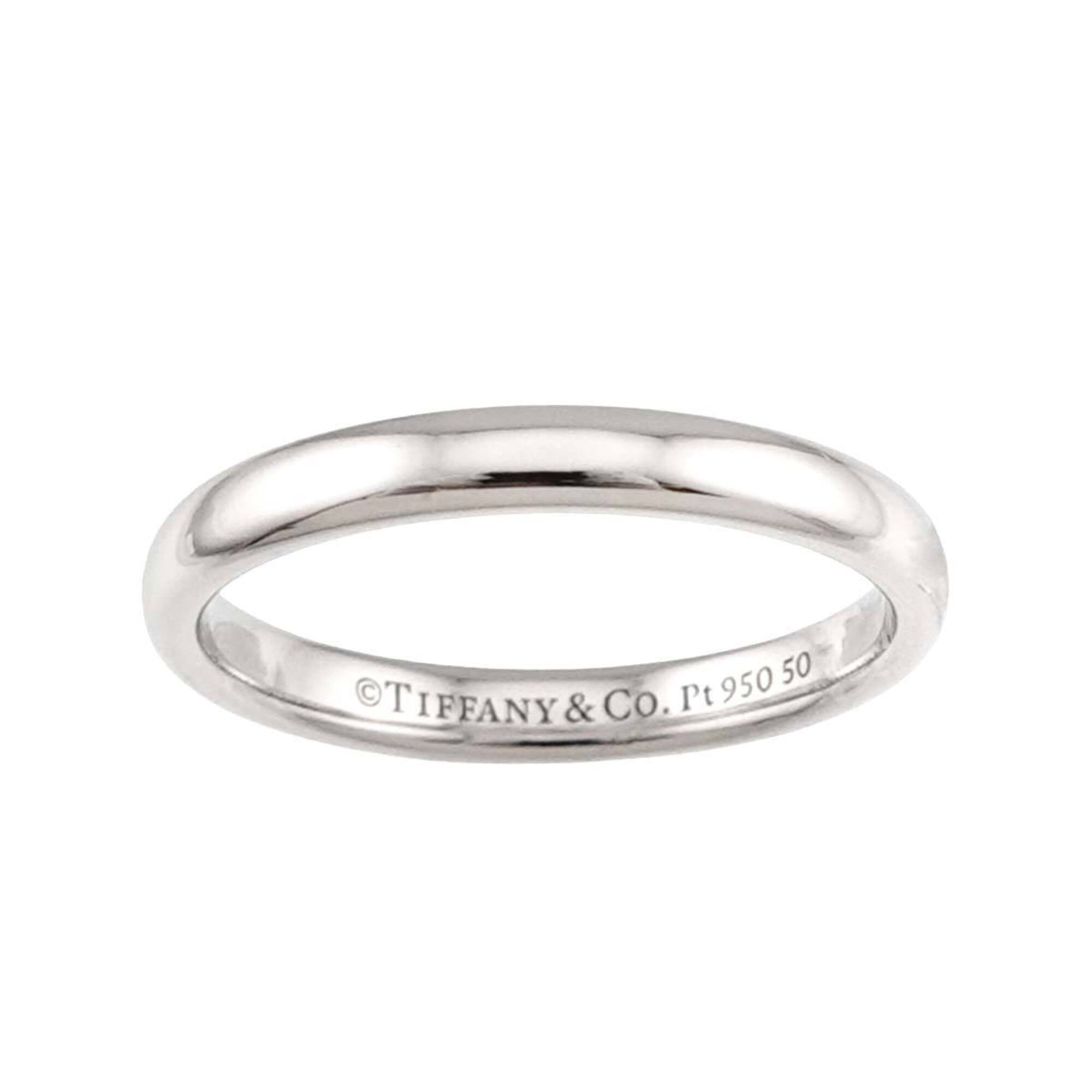 Tiffany Platinum 950 Band Ring (Pre-Owned)