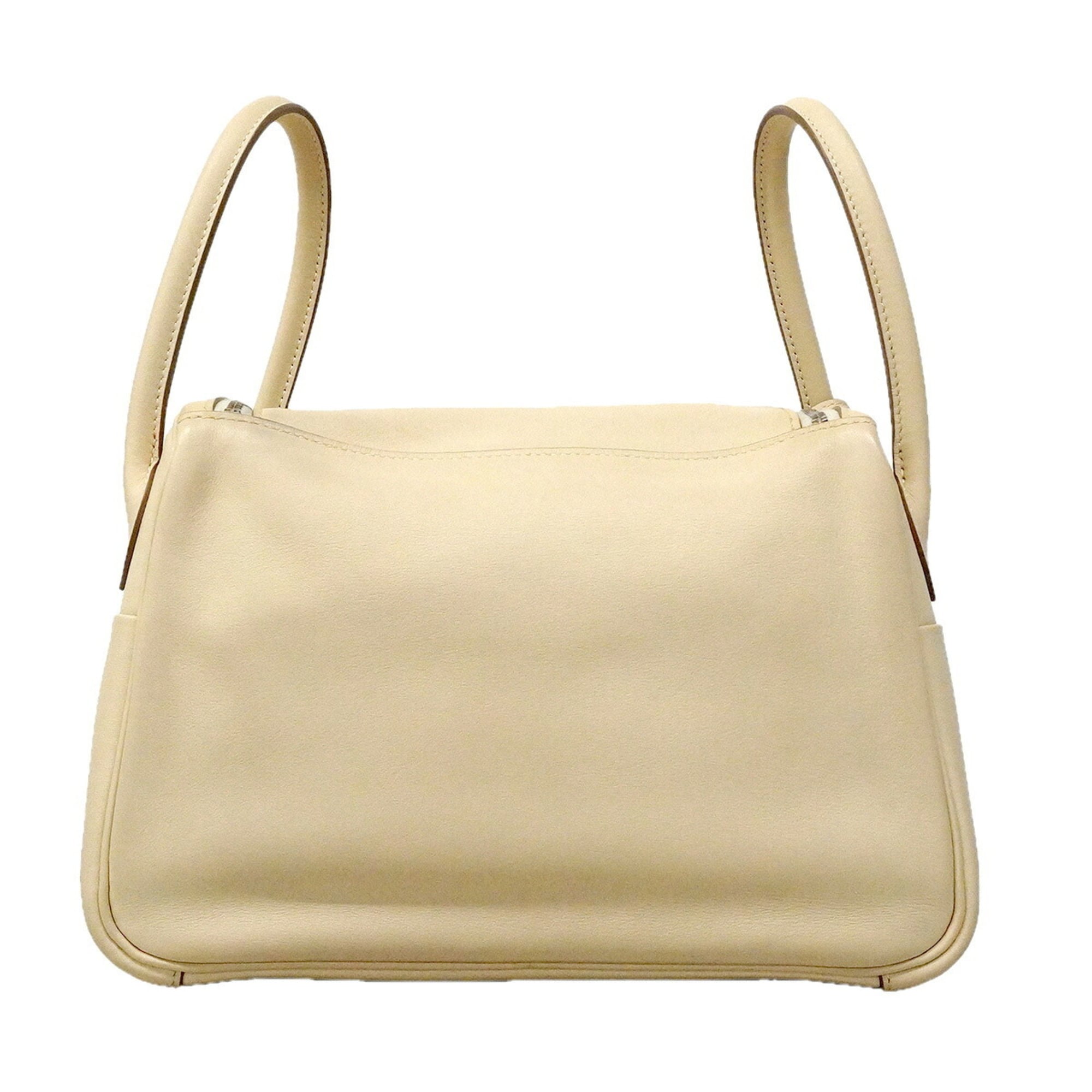 Hermes White Swift Leather Handbag (Pre-Owned)