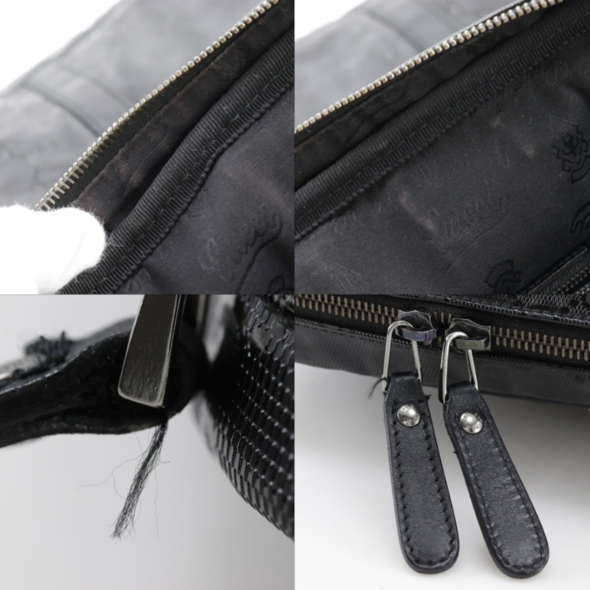 Gucci Black Pvc Handbag (Pre-Owned)