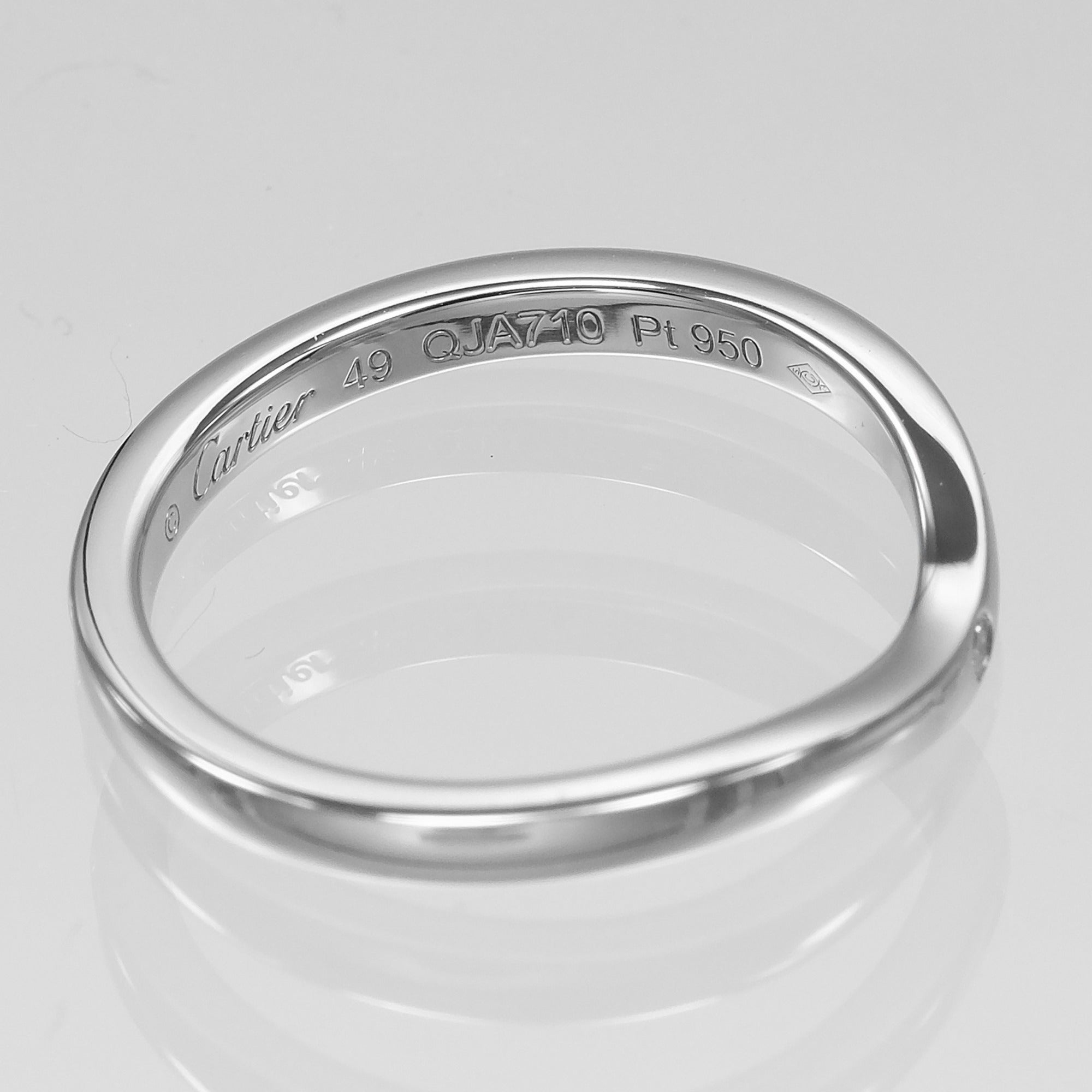 Cartier Platinum 950 Band Ring (Pre-Owned)