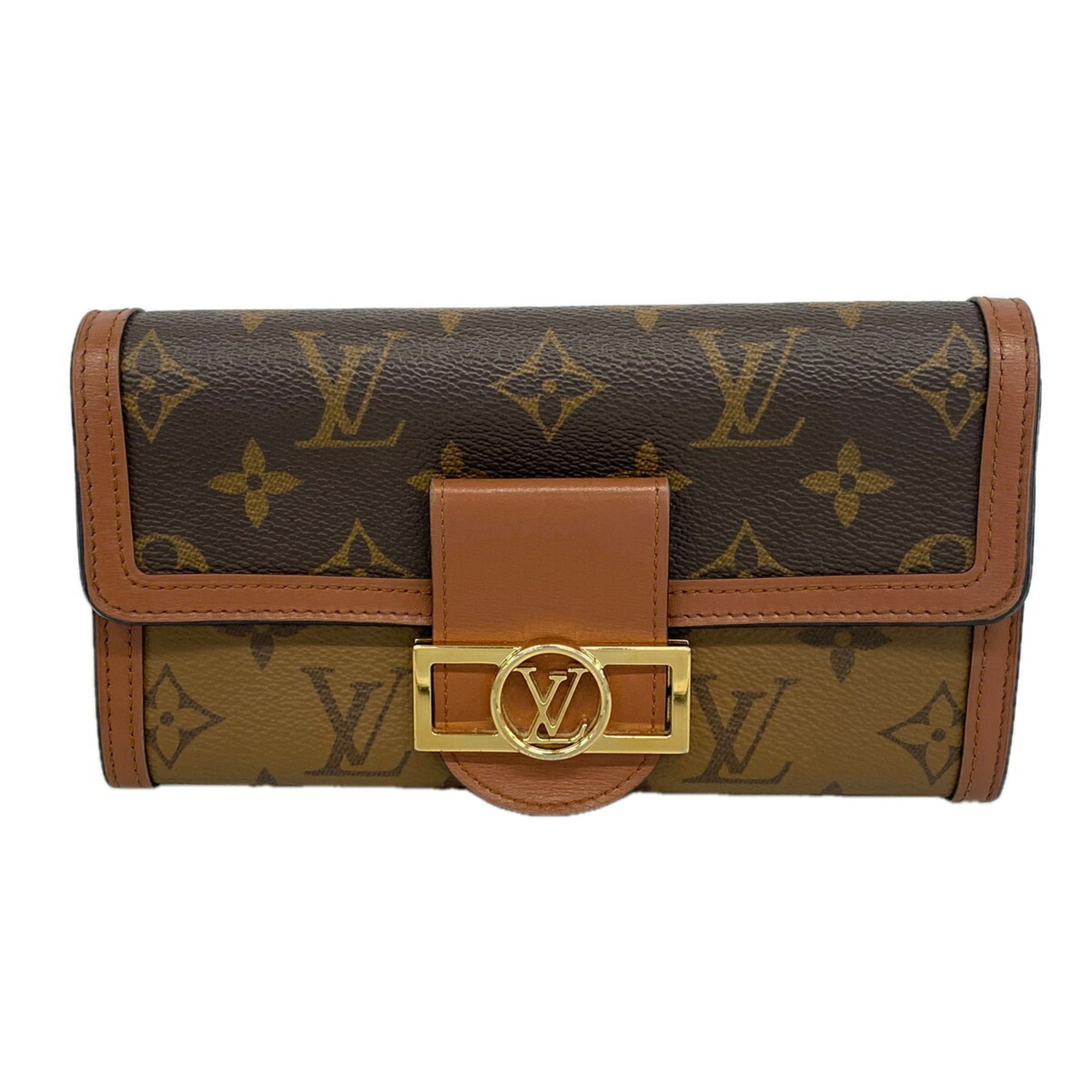 Louis Vuitton Brown Long Wallet (Bi-Fold) (Pre-Owned)