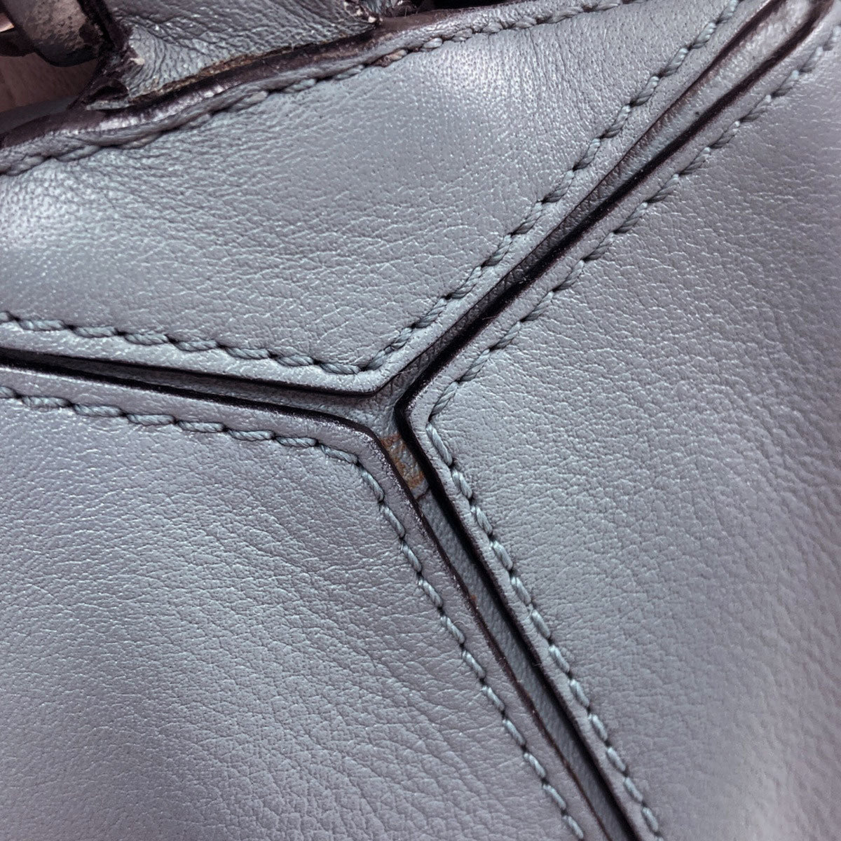 Loewe Puzzle Light Blue Leather Handbag (Pre-Owned)