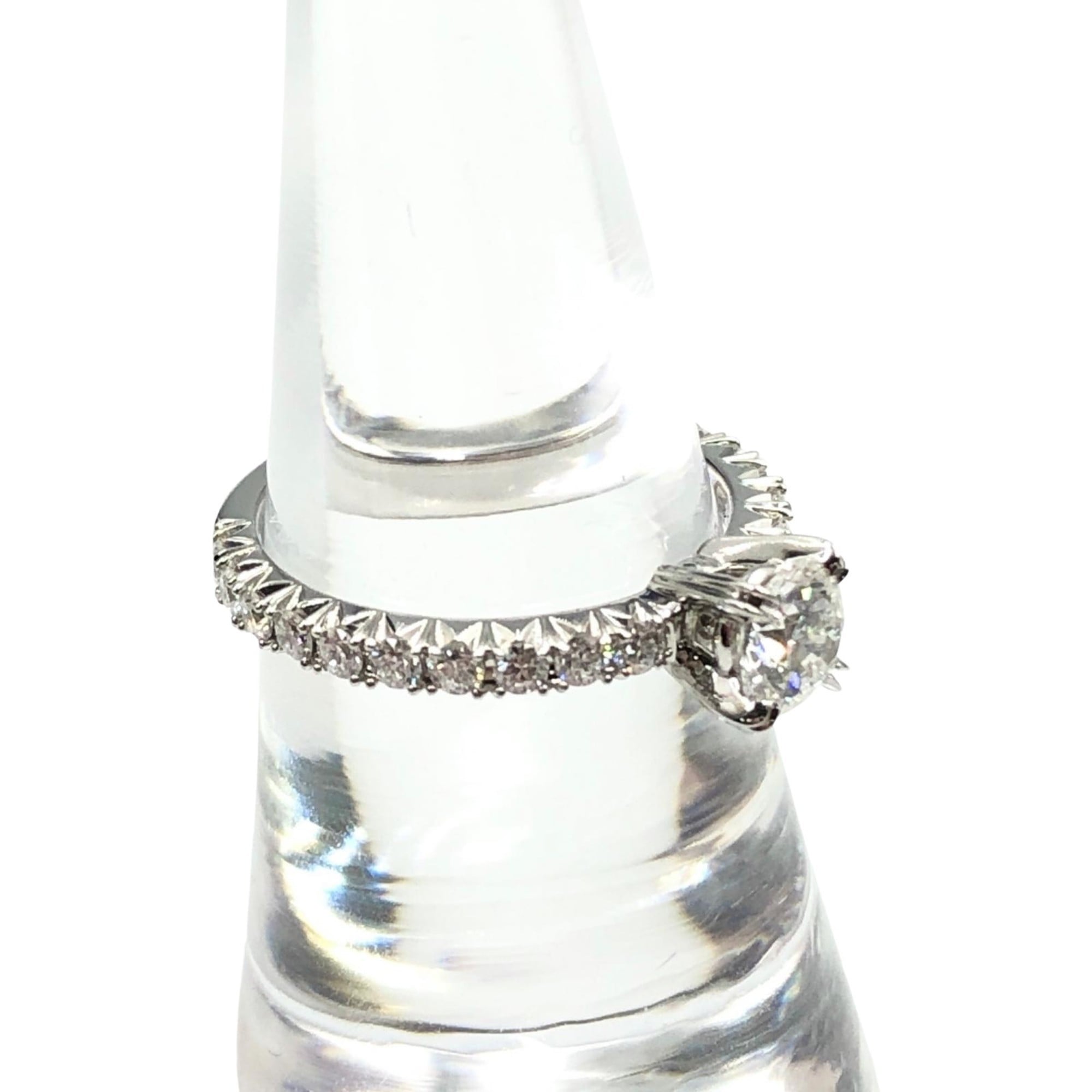 Harry Winston Silver Platinum Band Ring (Pre-Owned)
