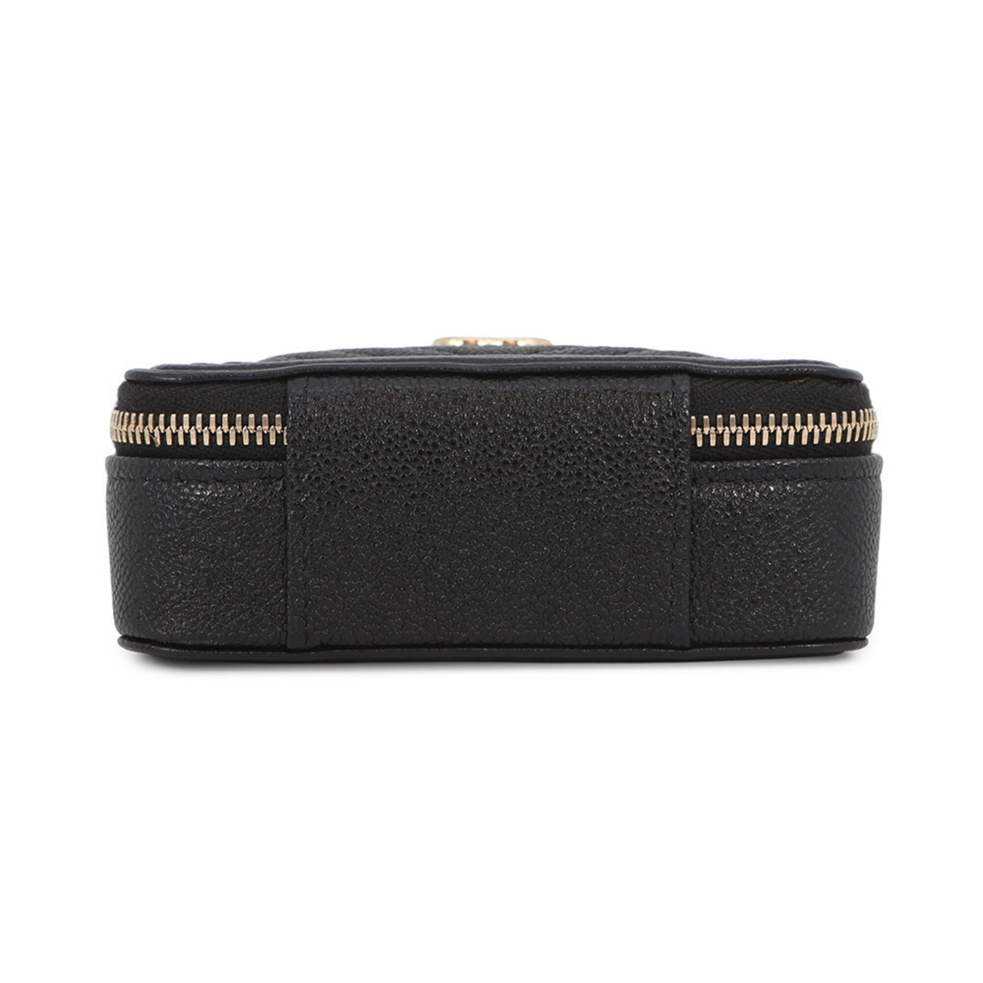 Chanel Black Grained Calfskin Shoulder Bag (Pre-Owned)