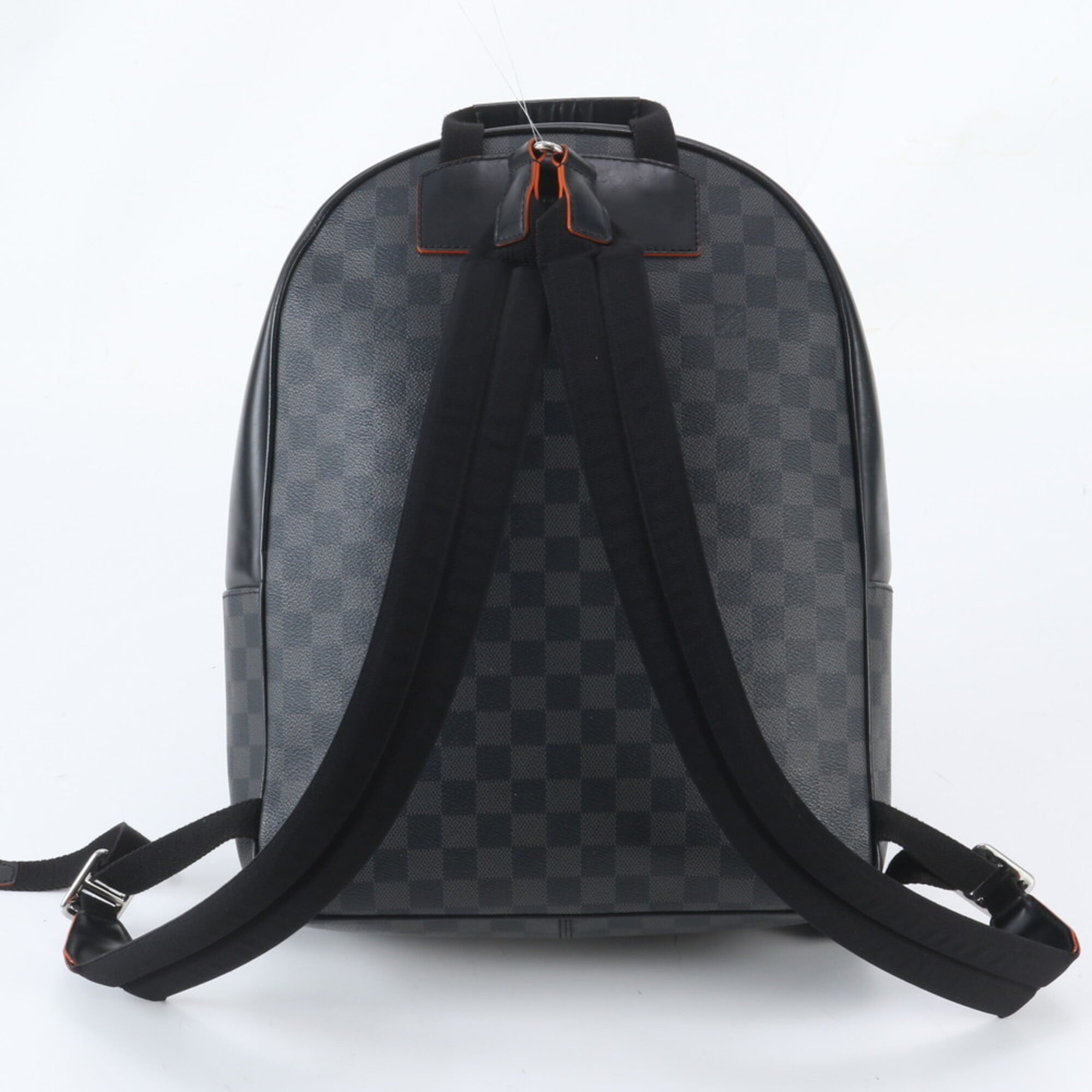 Louis Vuitton Damier Graphite Leather Coated Canvas Backpack Handbag (Pre-Owned)