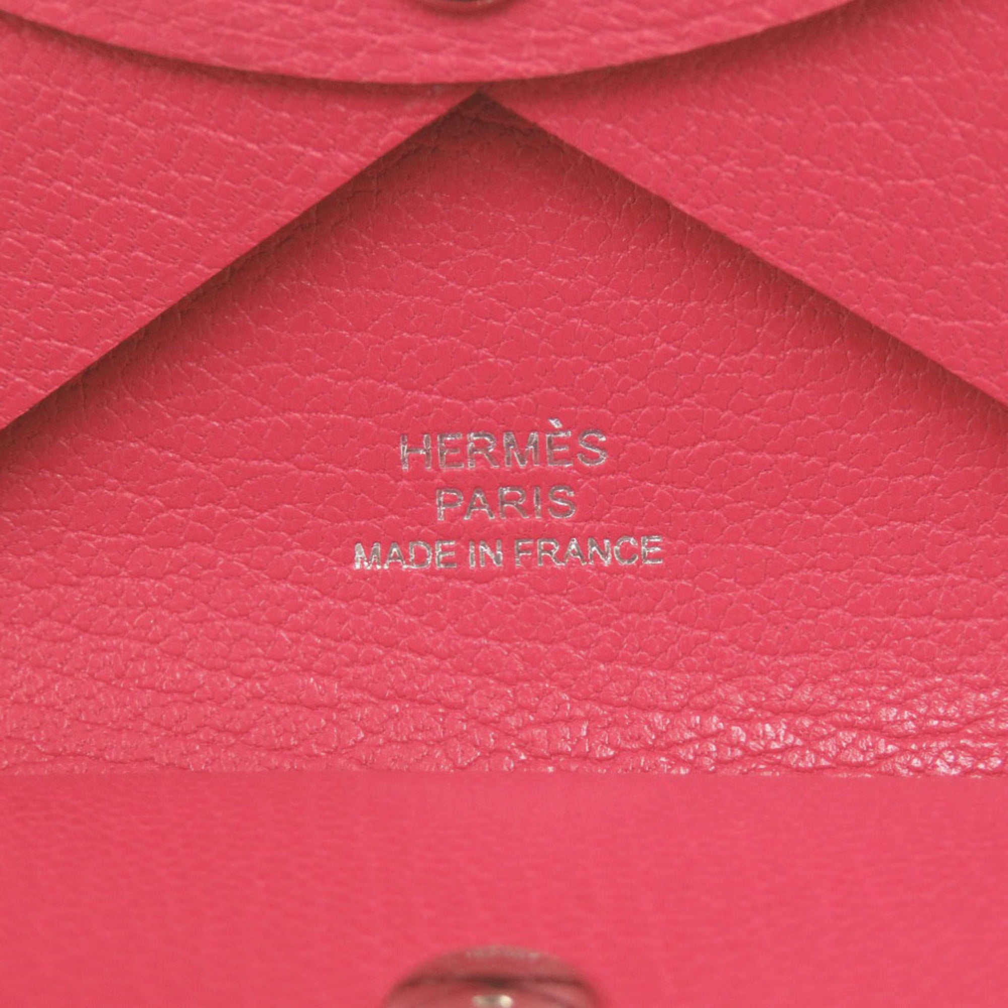 Hermes Chevre Myzore Leather Coin Purse/Coin Case (Pre-Owned)