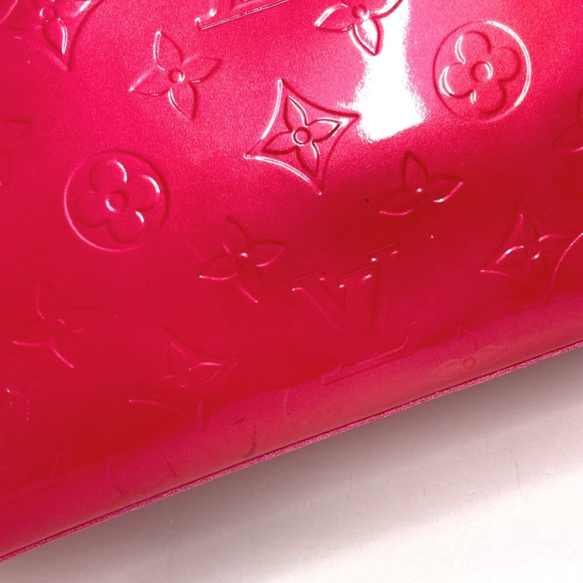 Louis Vuitton Galle Pink Rose Pop Monogram Vernis Handbag Tote Bag (Pre-Owned)