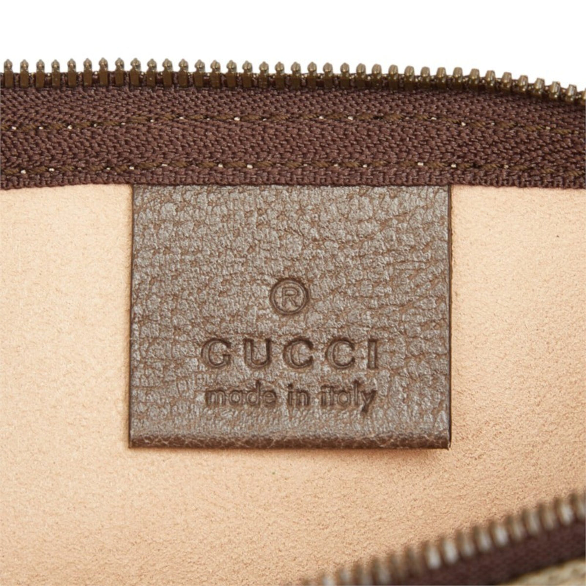Gucci Beige Brown Pvc Leather Tote Bag (Pre-Owned)