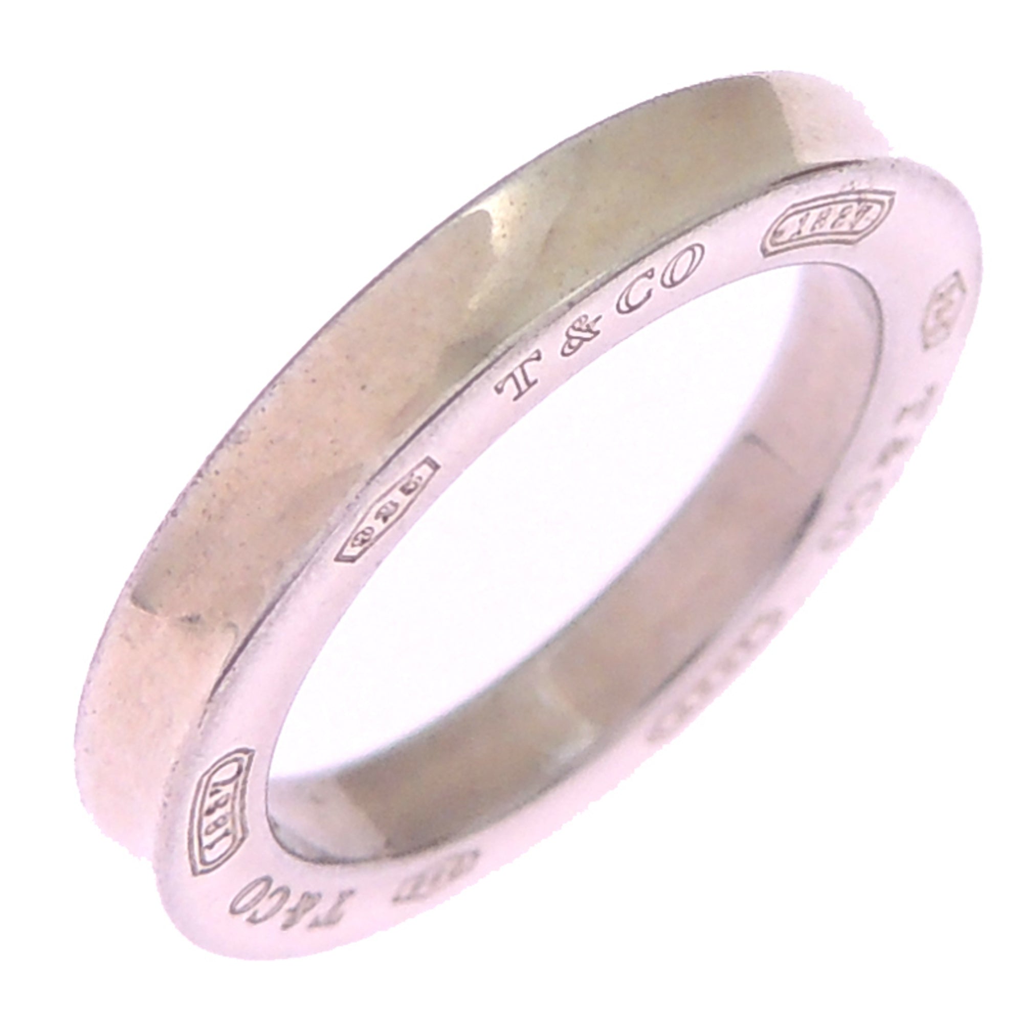 Tiffany Silver 925 Band Ring (Pre-Owned)