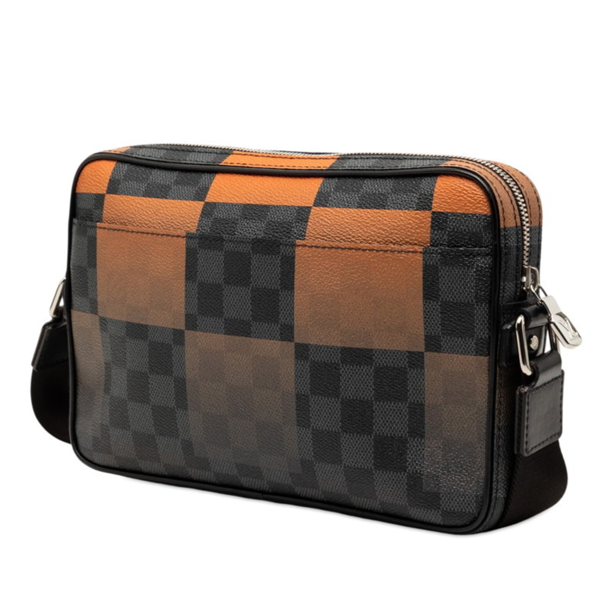 Louis Vuitton Bordeaux Brown Brown Orange Pvc Leather Shoulder Bag (Pre-Owned)