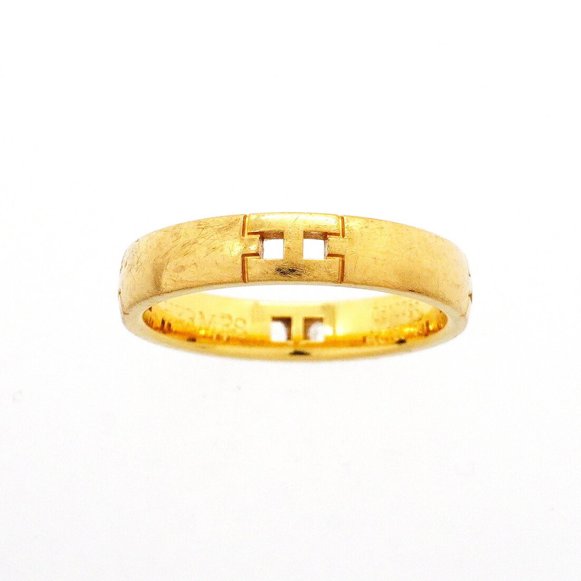 Hermes Yellow Gold (18K) Band Ring (Pre-Owned)