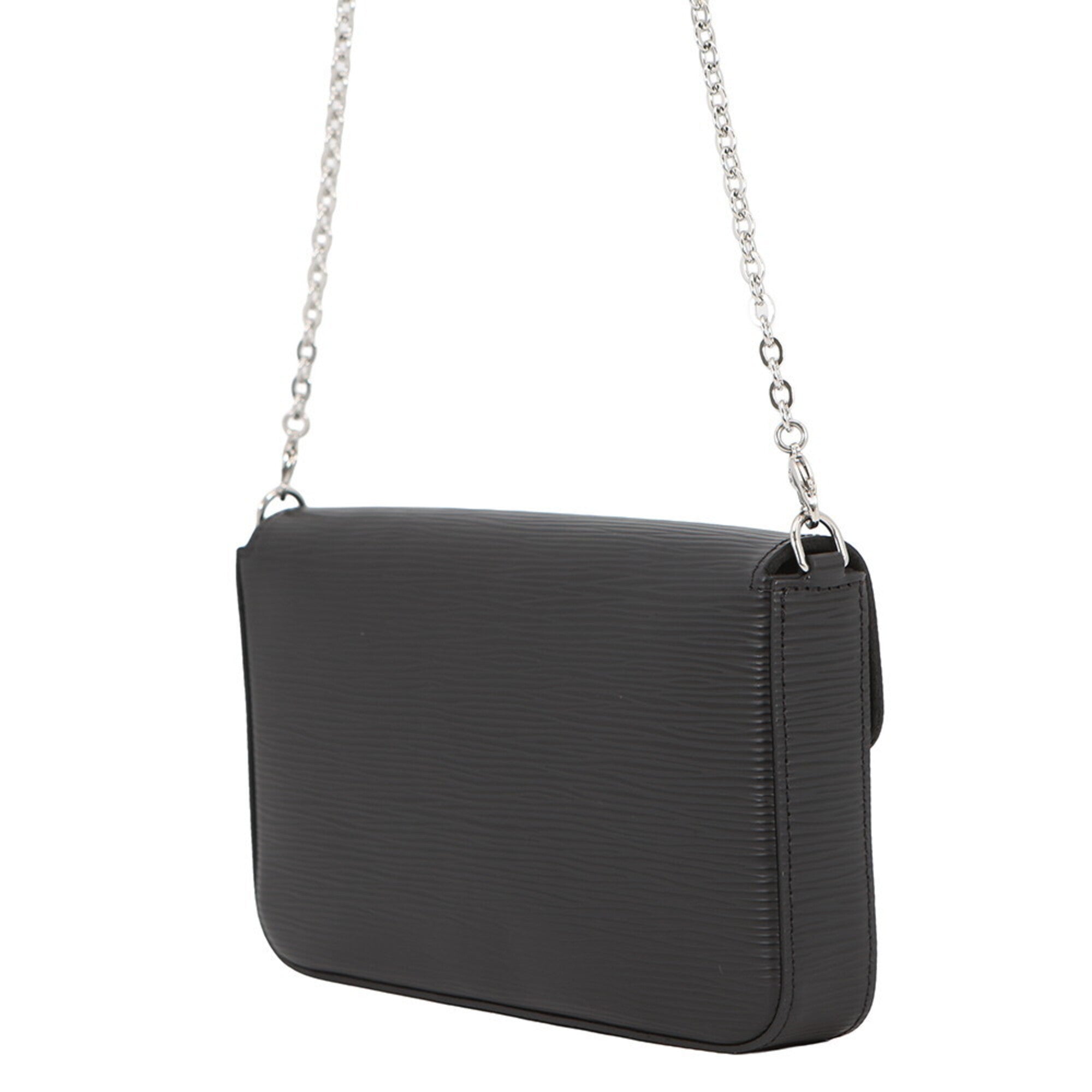Louis Vuitton Black Noir Epi Leather Handbag Pochette (Pre-Owned)
