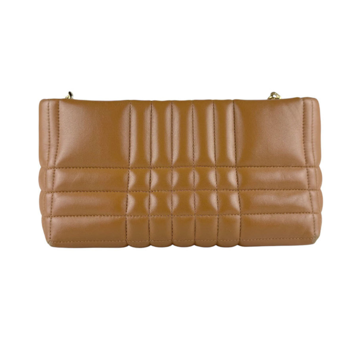 Burberry Camel Leather Shoulder Bag (Pre-Owned)