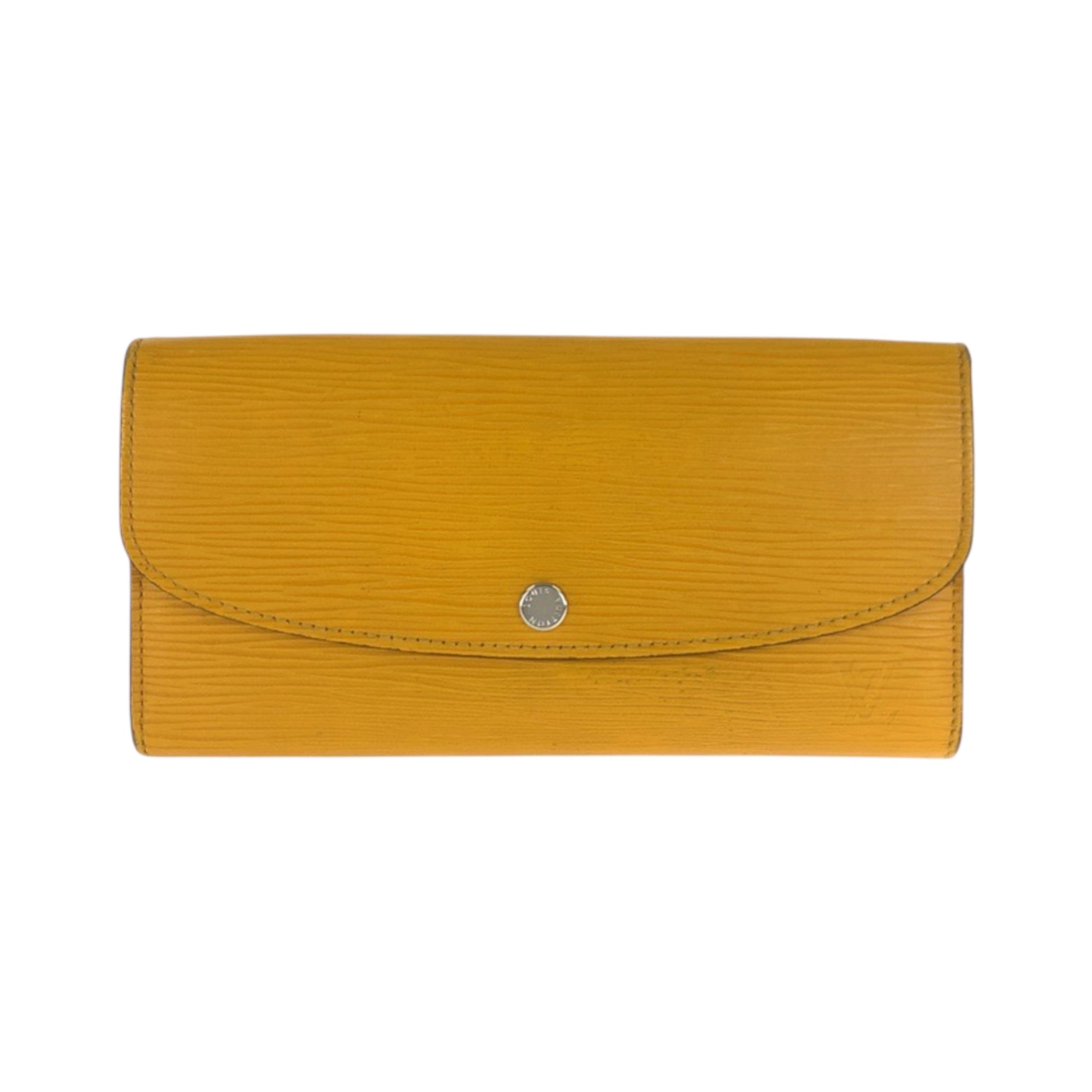 Louis Vuitton Yellow Epi Leather Long Wallet (Bi-Fold) (Pre-Owned)
