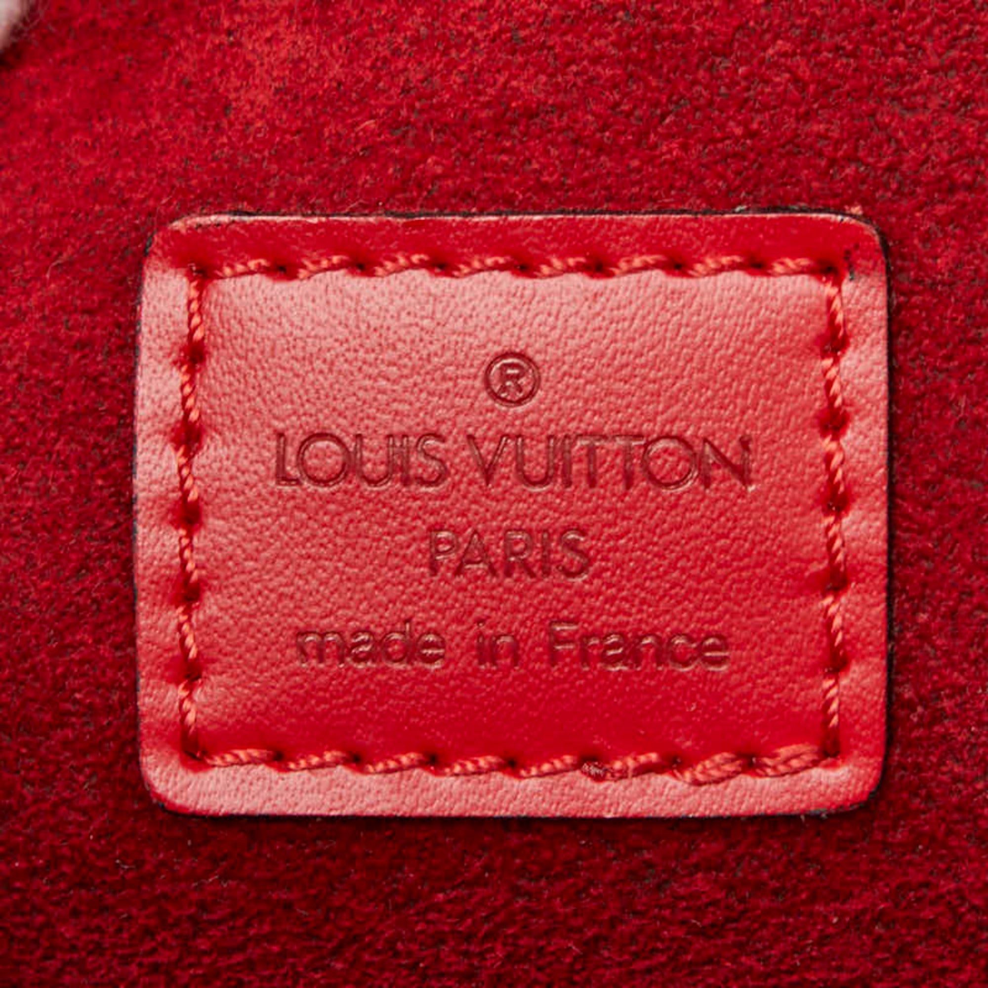 Louis Vuitton Epi Castilian Red Leather Boston Bag Shoulder Bag (Pre-Owned)