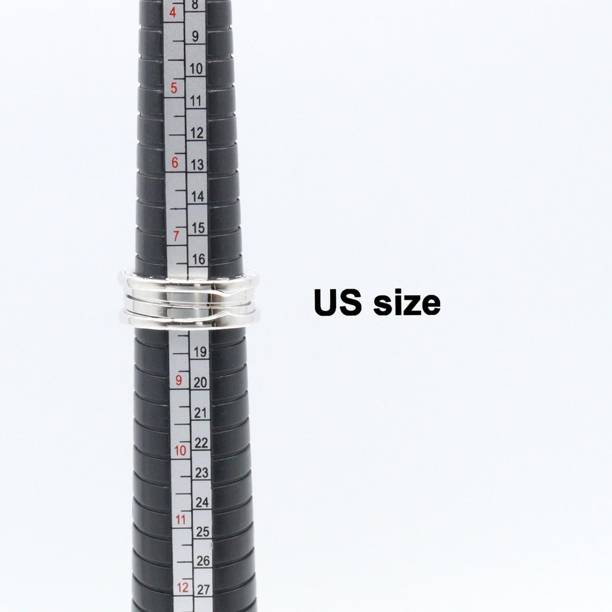 Bvlgari Silver White Gold (18K) Band Ring (Pre-Owned)
