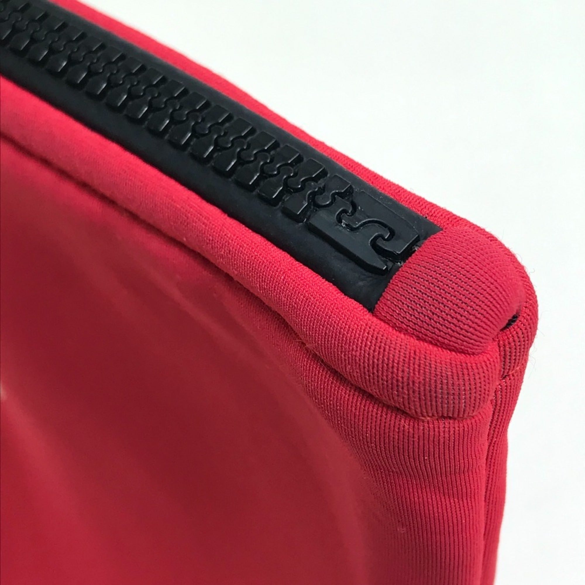 Hermes Red Color Polyamide Clutch Bag Pouch (Pre-Owned)