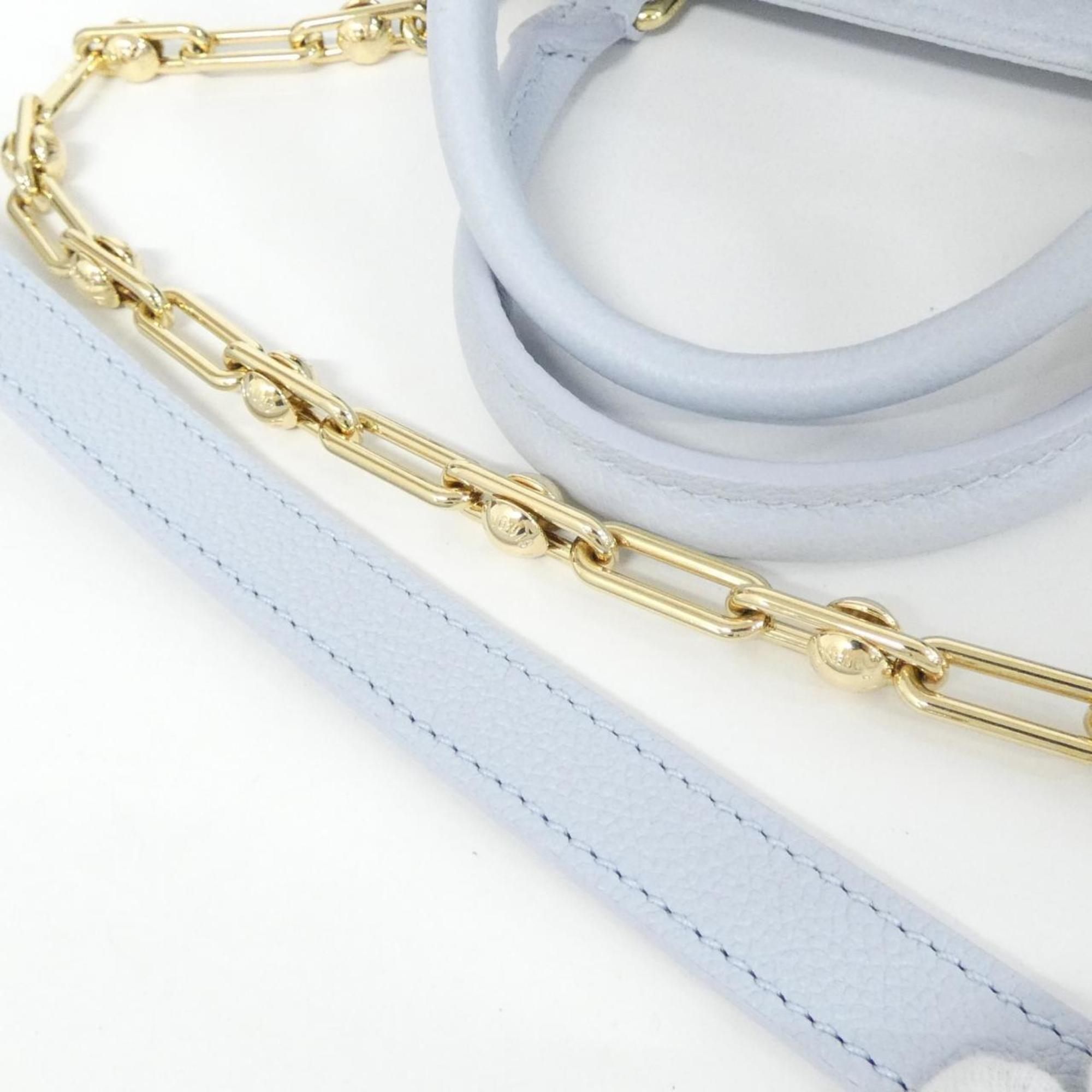 Louis Vuitton Blue Leather Handbag (Pre-Owned)