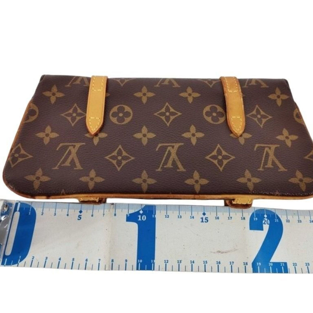 Louis Vuitton Brown Monogram Monogram Clutch Bag Fanny Pack Pochette Pouch (Pre-Owned)