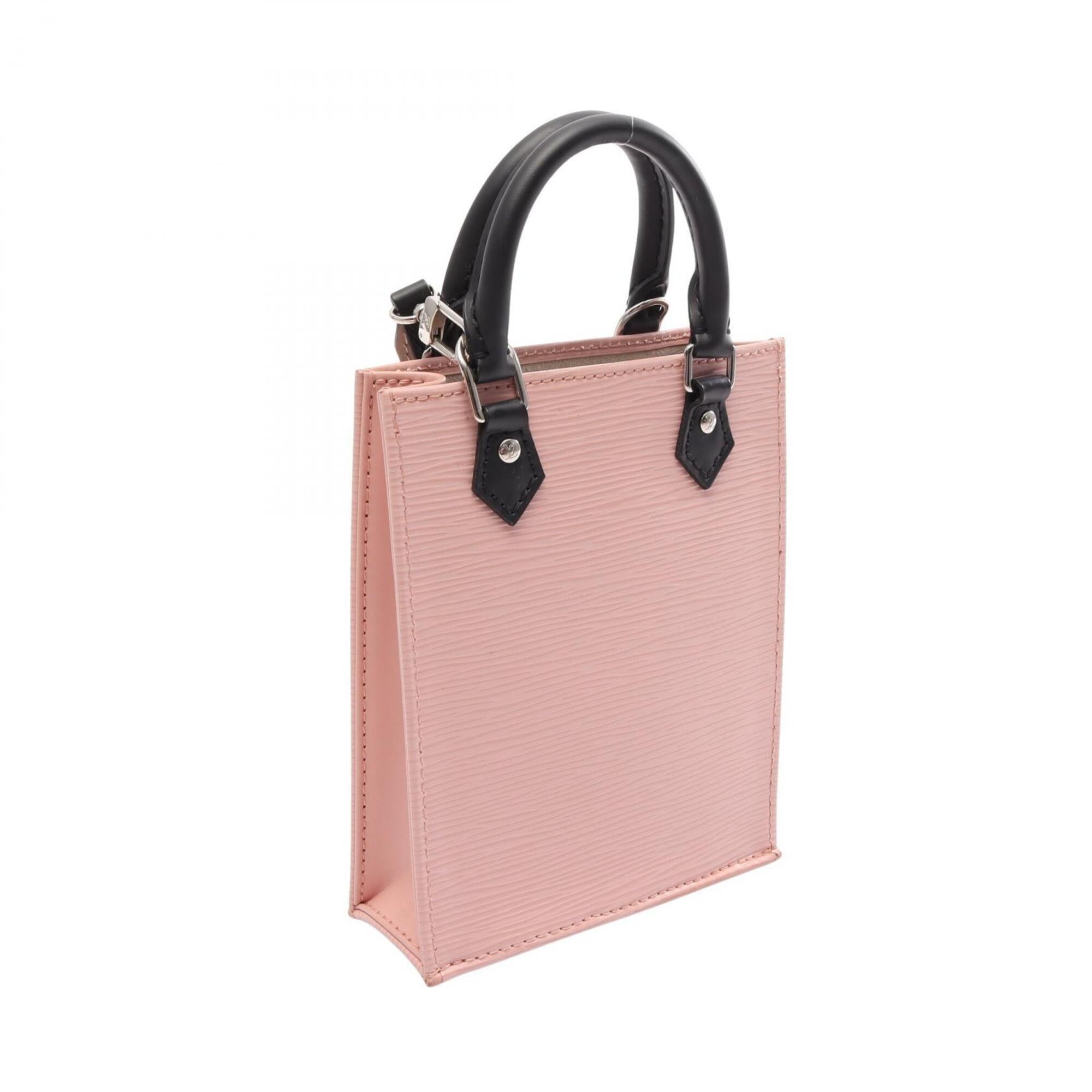 Louis Vuitton Black Pink Rose Ballerine Epi Leather Handbag (Pre-Owned)