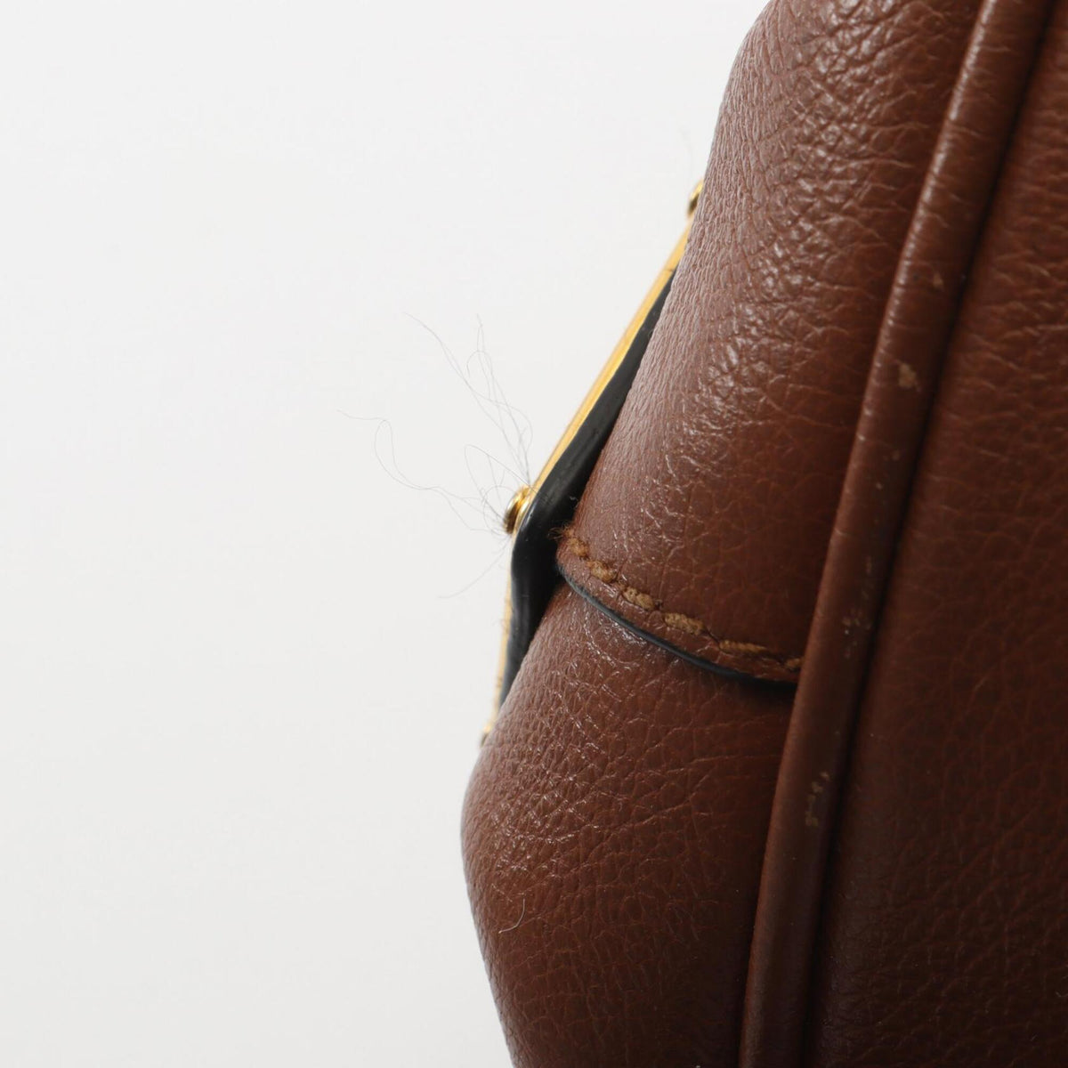 Prada Brown Leather Handbag (Pre-Owned)