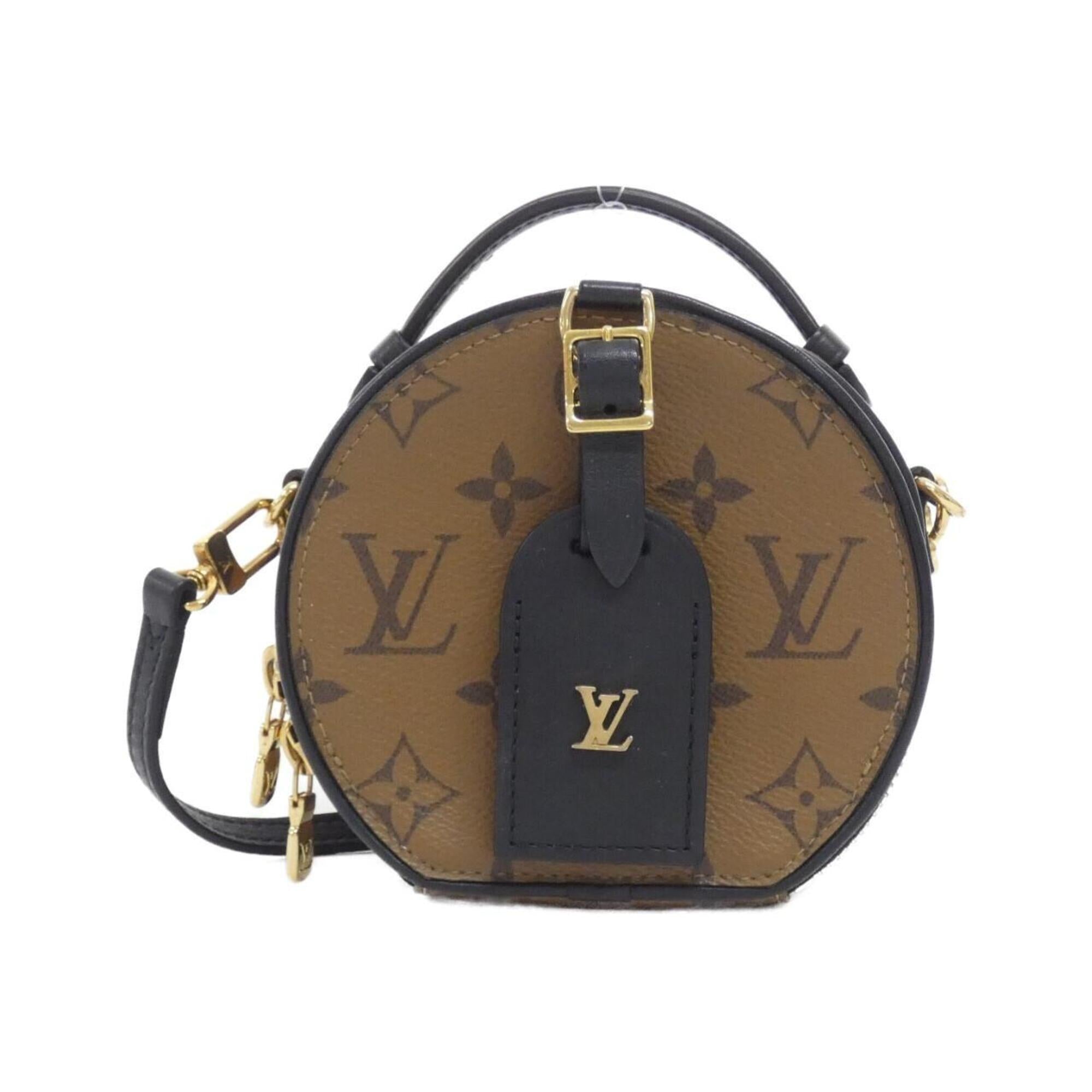 Louis Vuitton Marron Coated Canvas Shoulder Bag (Pre-Owned)