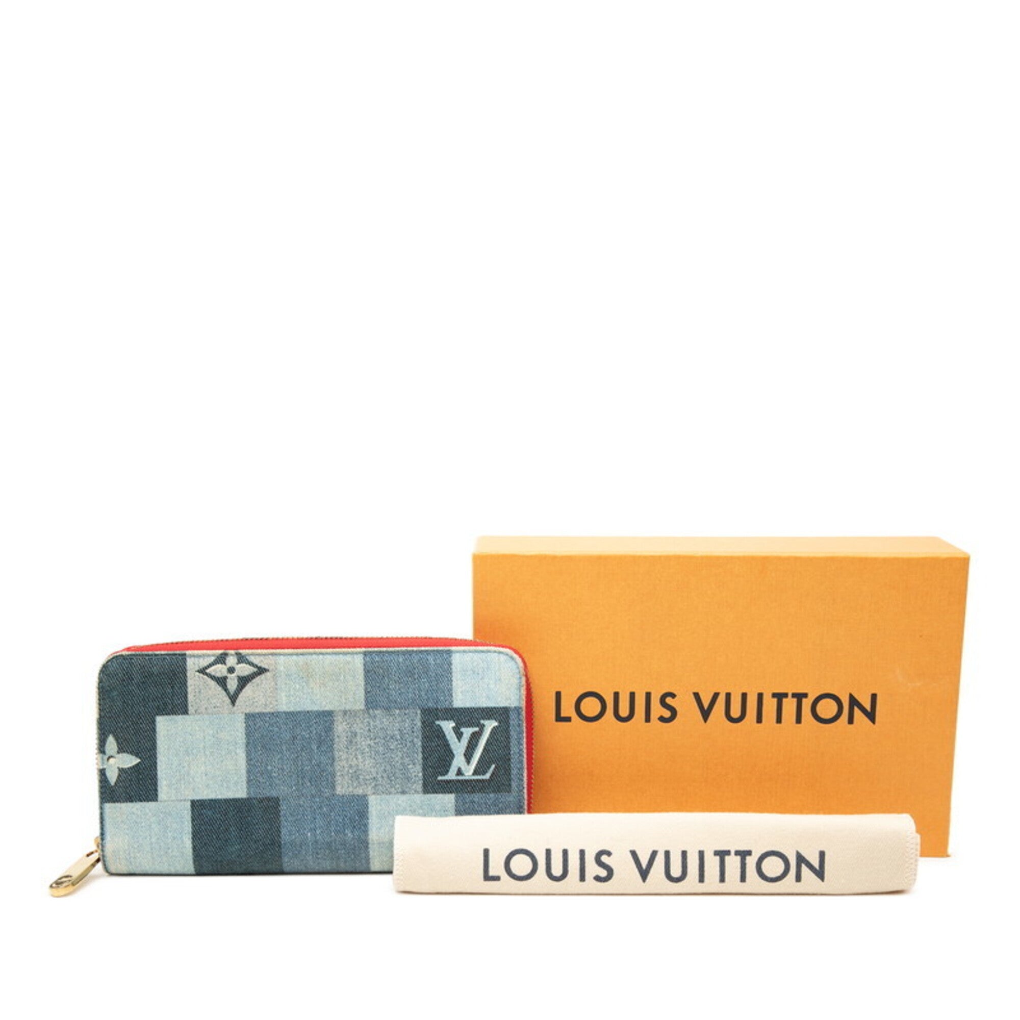 Louis Vuitton Denim Long Wallet (Bi-Fold) (Pre-Owned)