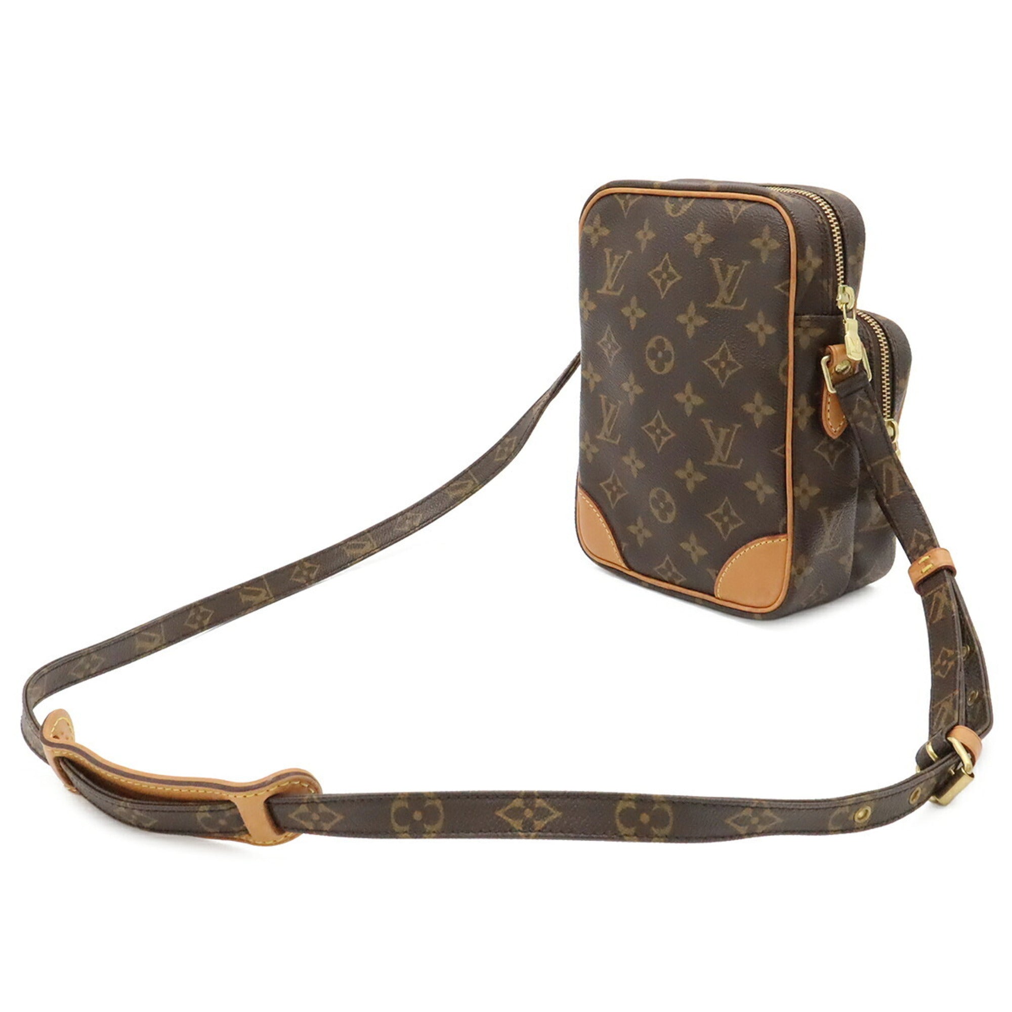 Louis Vuitton Brown Monogram Monogram Pochette Shoulder Bag (Pre-Owned)