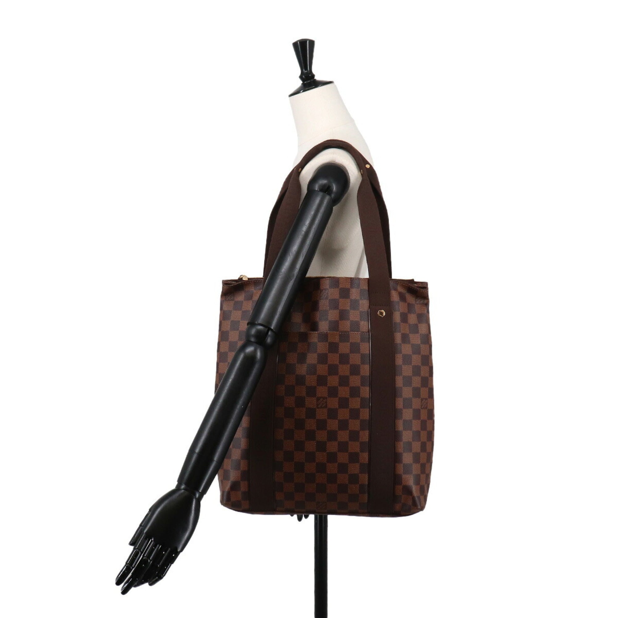 Louis Vuitton Ebene Damier Canvas Handbag Tote Bag (Pre-Owned)