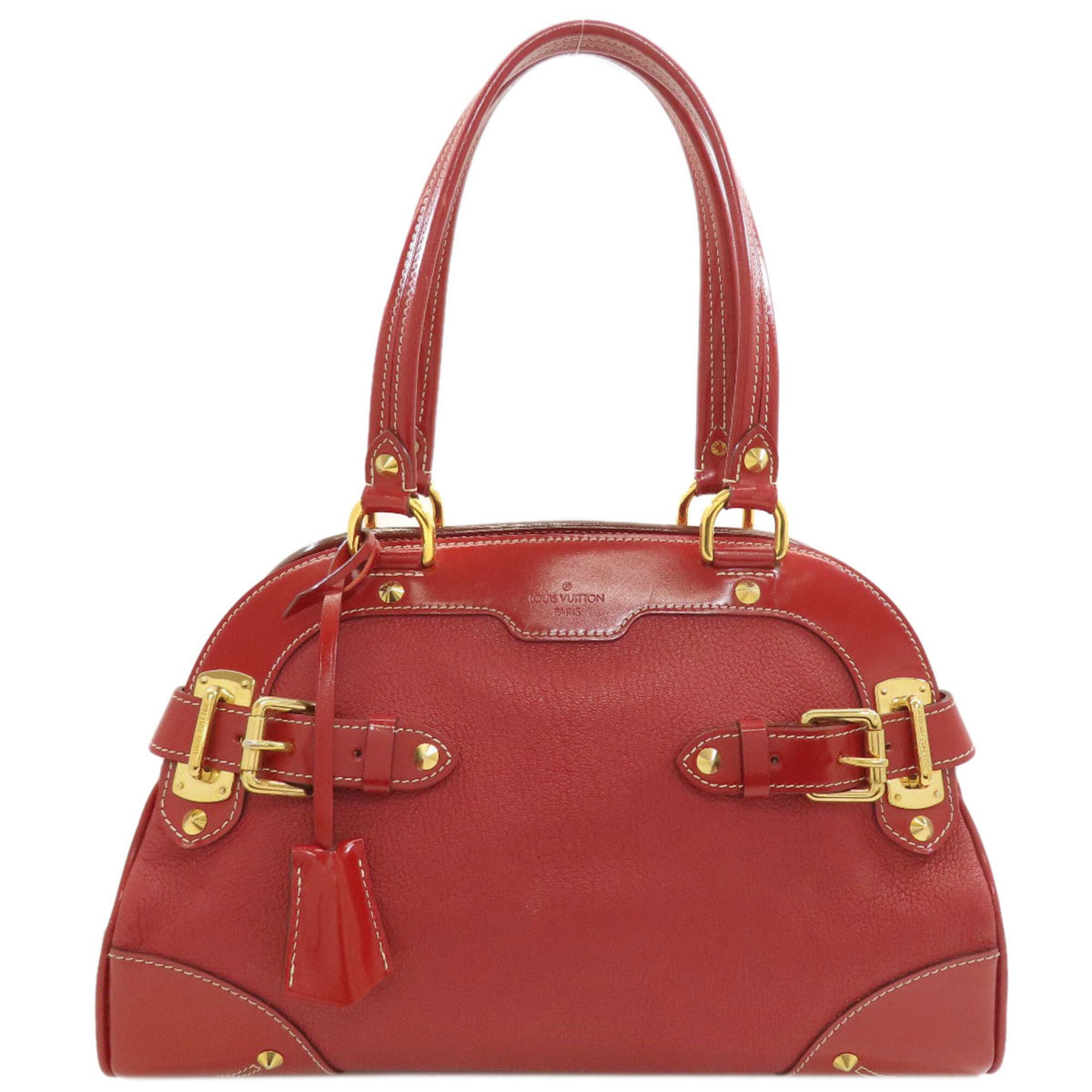 Louis Vuitton Red Color Suhali Leather Tote Bag (Pre-Owned)