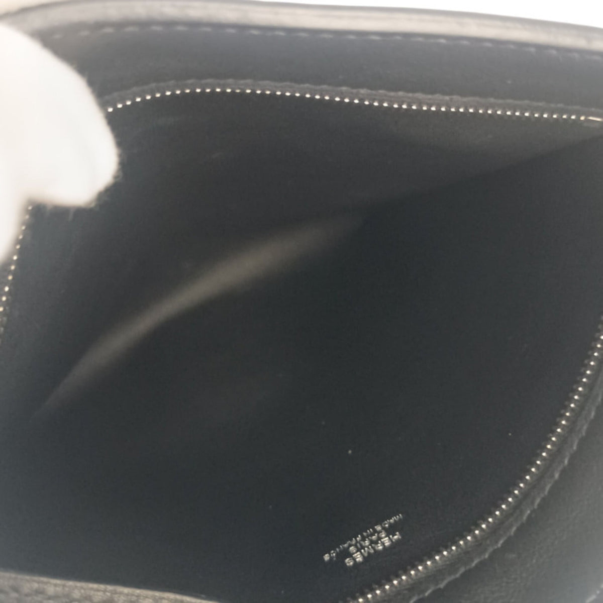 Hermes Black Swift Leather Crossbody Bag Shoulder Bag (Pre-Owned)