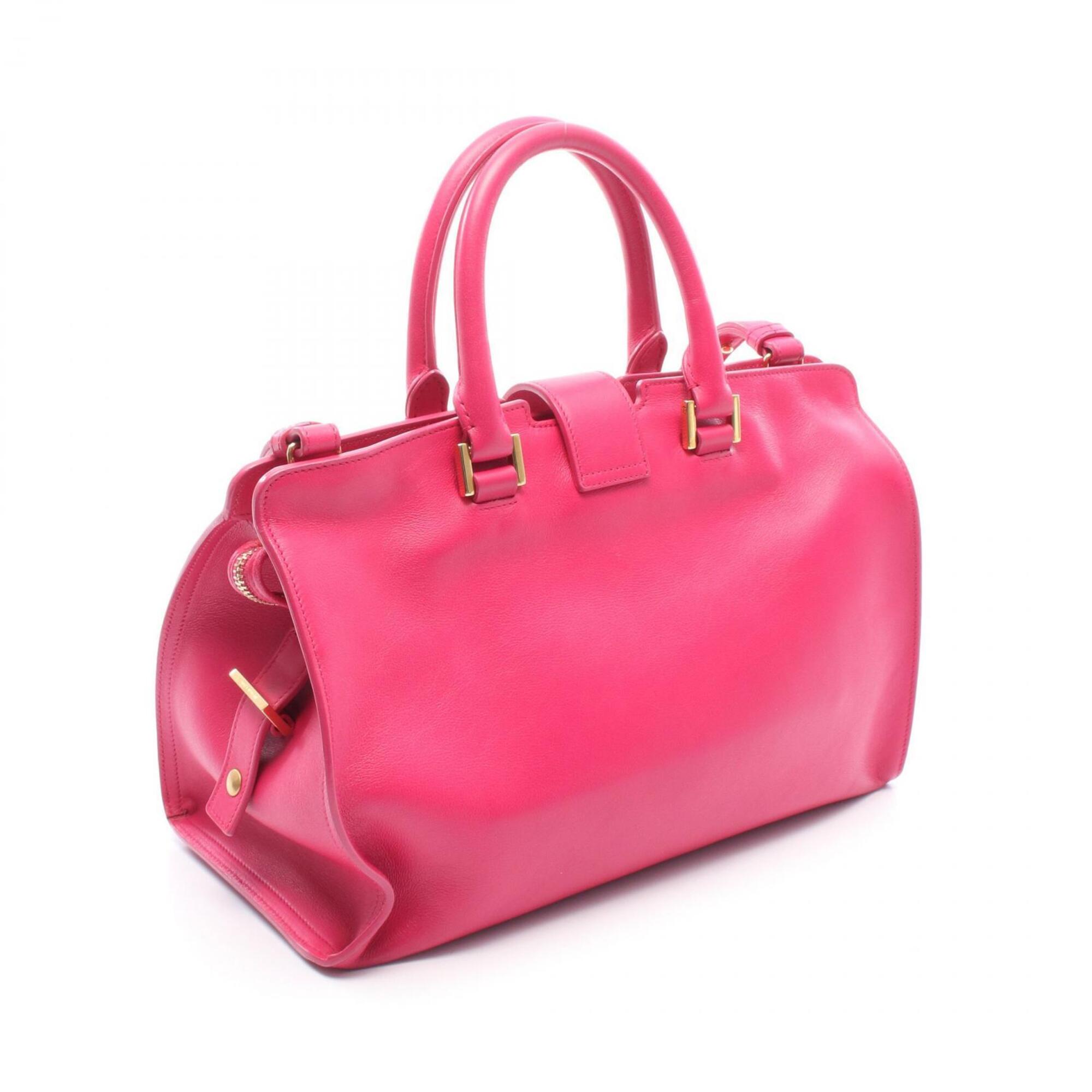 Yves Saint Laurent Pink Leather Handbag (Pre-Owned)
