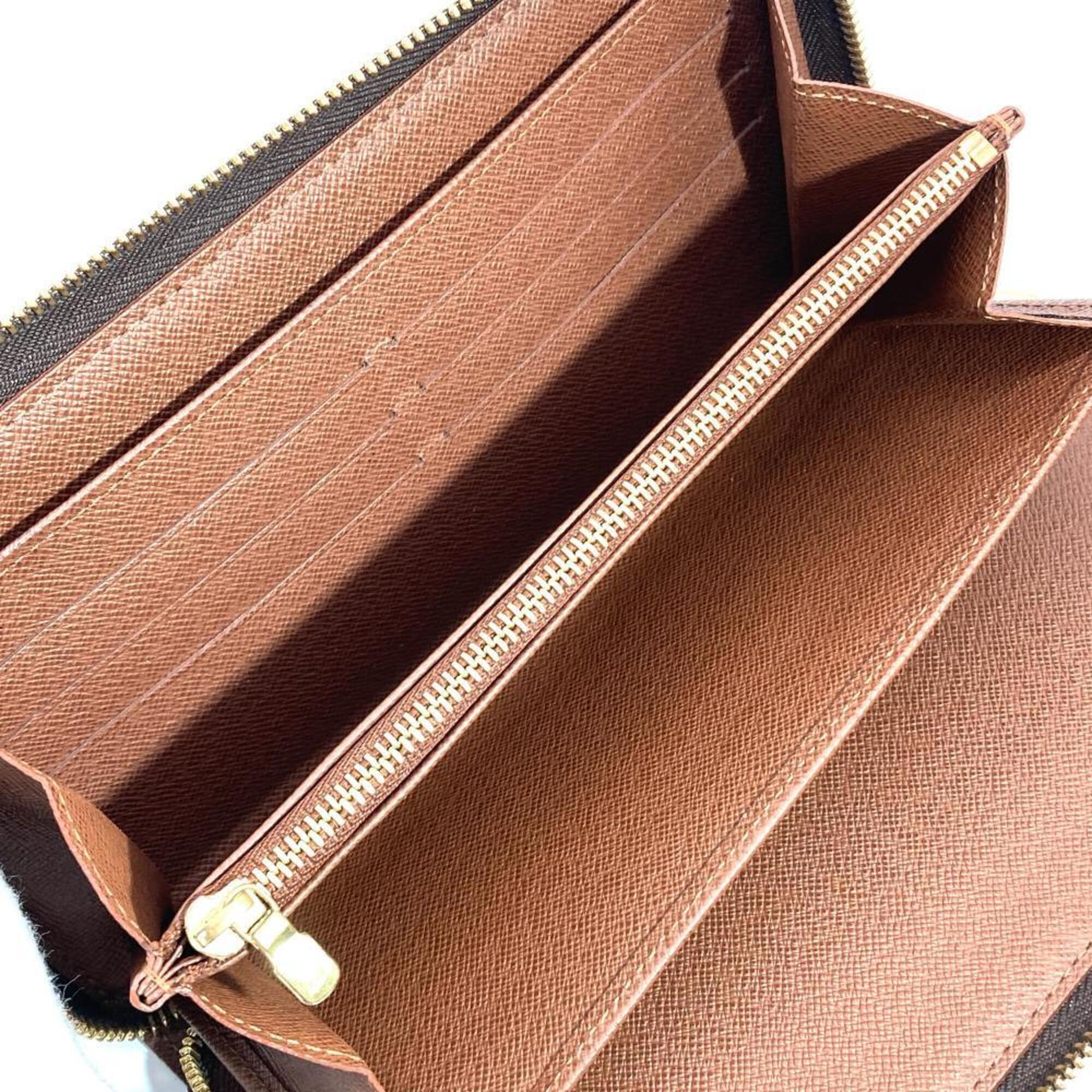 Louis Vuitton Monogram Brown Monogram Canvas Long Wallet (Bi-Fold) (Pre-Owned)