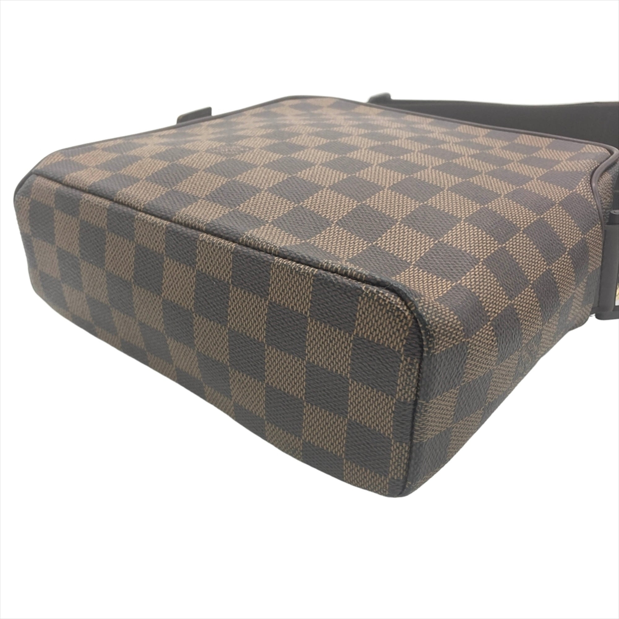 Louis Vuitton Brown Damier Canvas Ebene Damier Canvas Shoulder Bag (Pre-Owned)