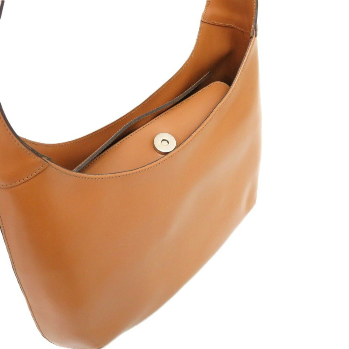 Celine Brown Camel Leather Shoulder Bag (Pre-Owned)