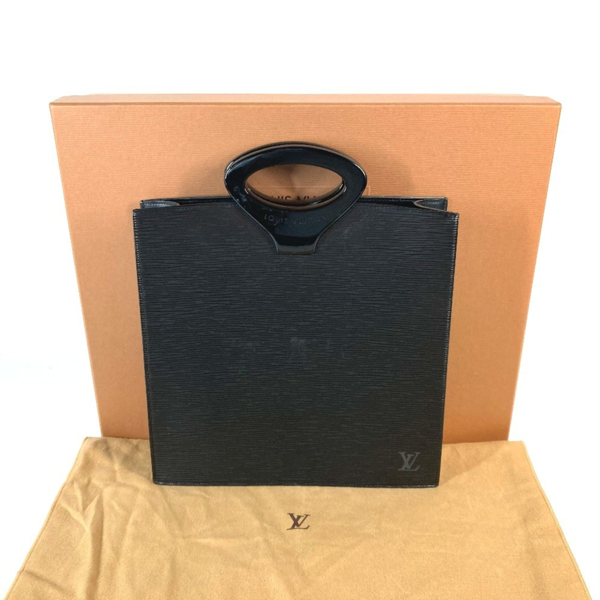 Louis Vuitton Black Epi Leather Handbag (Pre-Owned)