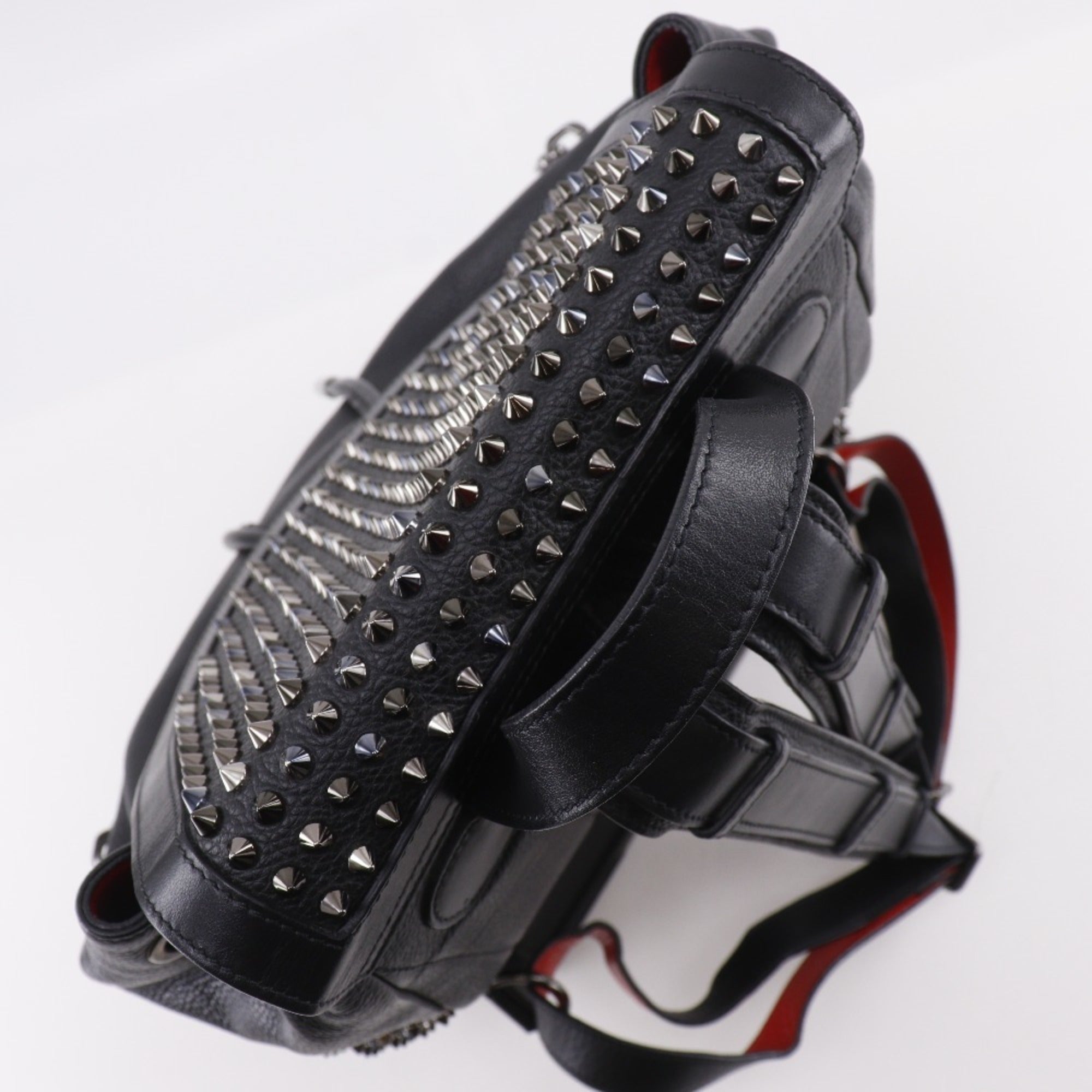Christian Louboutin Black Leather Backpack (Pre-Owned)
