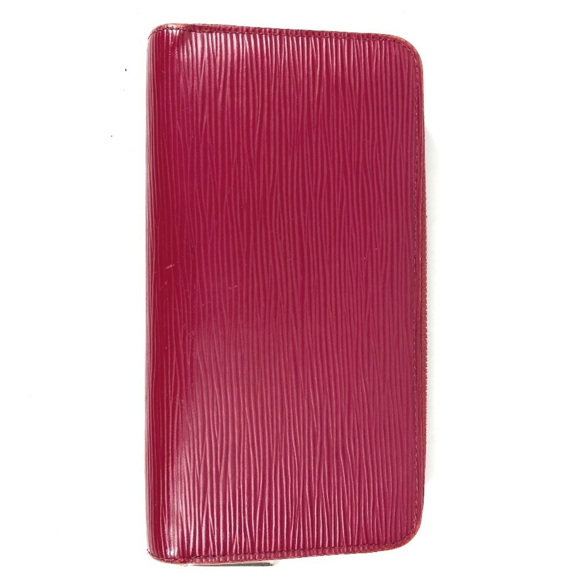 Louis Vuitton Fuchsia Pink Purple Epi Leather Long Wallet (Bi-Fold) (Pre-Owned)
