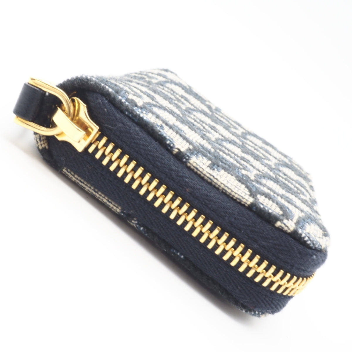 Christian Dior Cotton Leather Coin Purse/Coin Case (Pre-Owned)