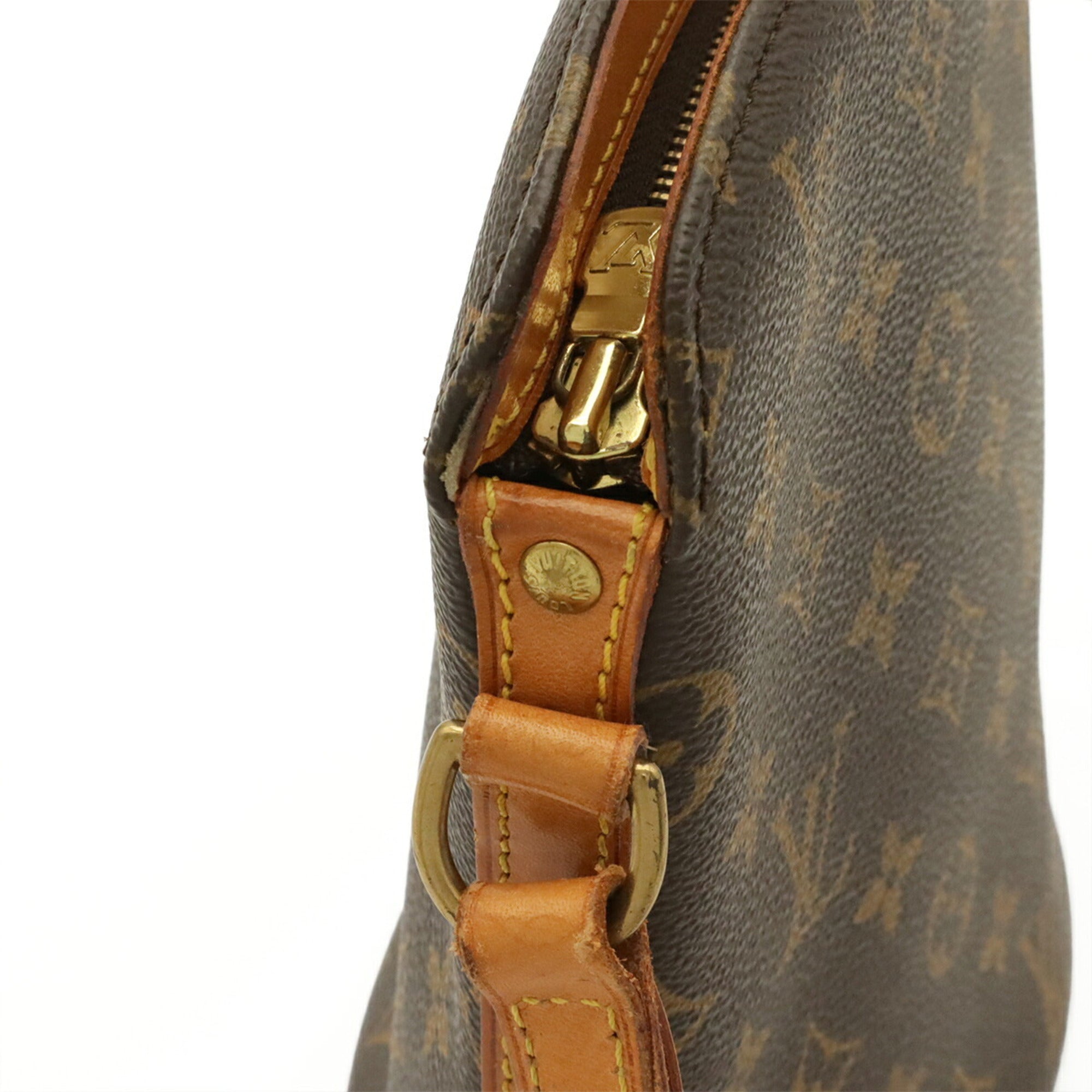 Louis Vuitton Brown Monogram Canvas Pvc Coated Canvas Shoulder Bag (Pre-Owned)